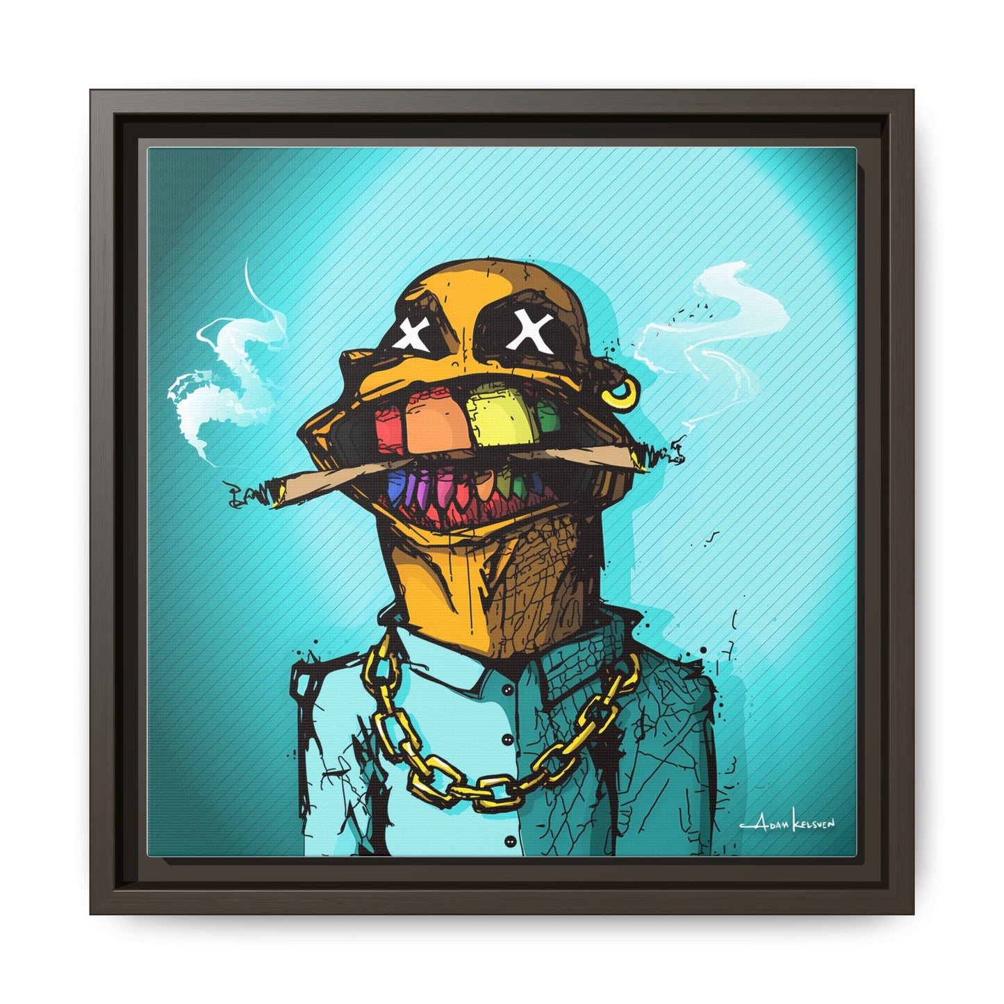 Creep #240 - Gallery Canvas Wraps, Square Frame