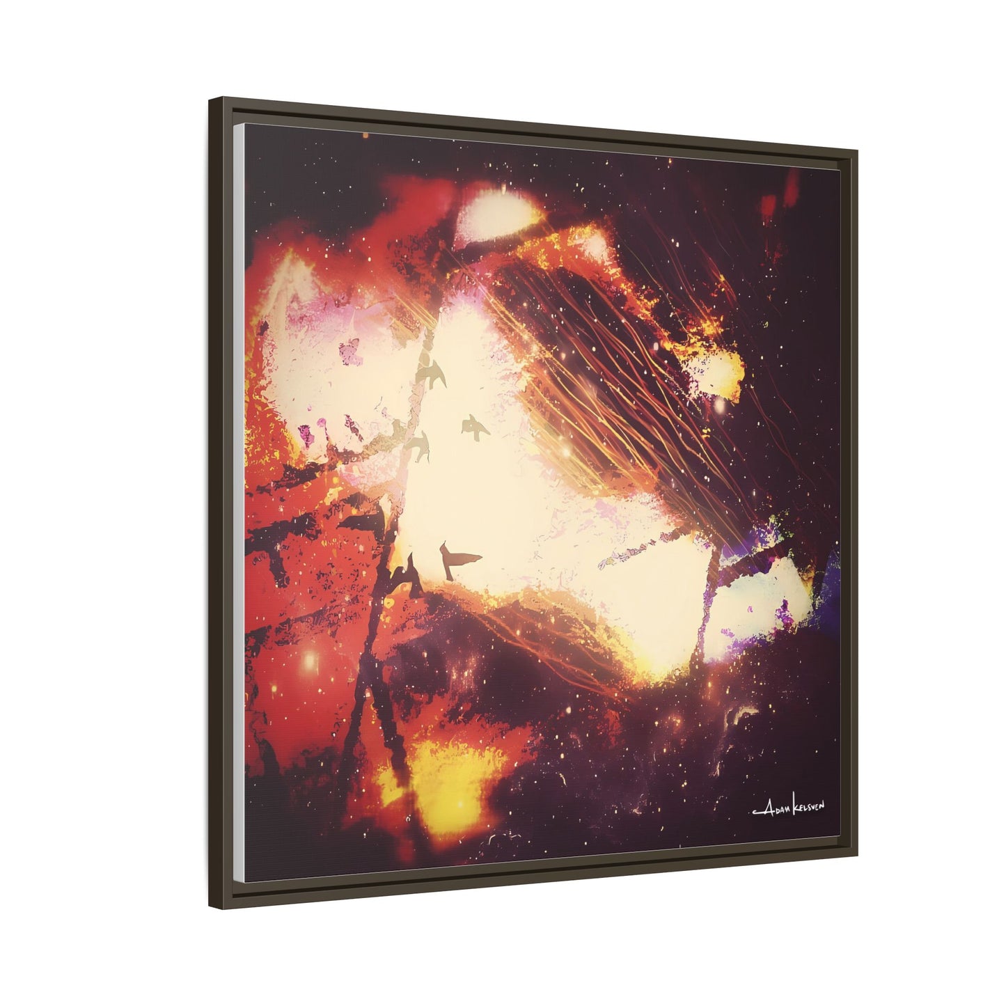 Universal Leak - Gallery Canvas Wrap, Square Frame