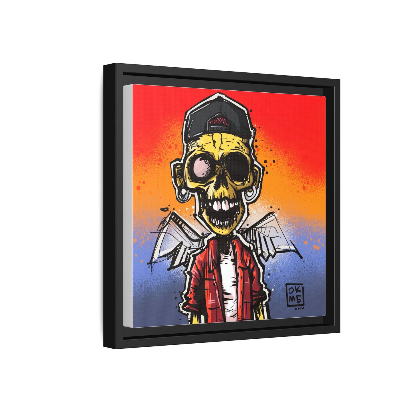Scapula - Gallery Canvas Wrap, Square Frame