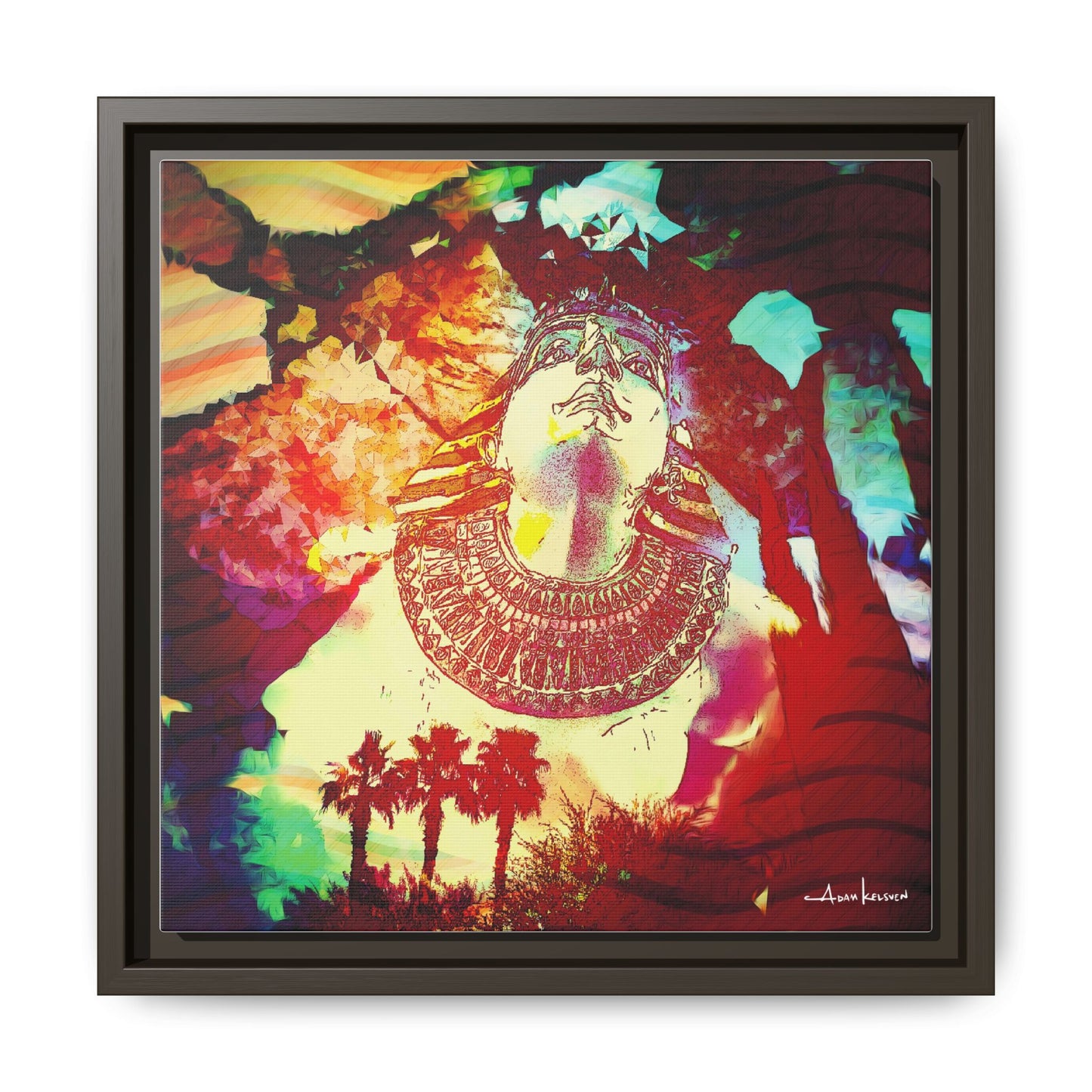 West Quest - Gallery Canvas Wrap, Square Frame