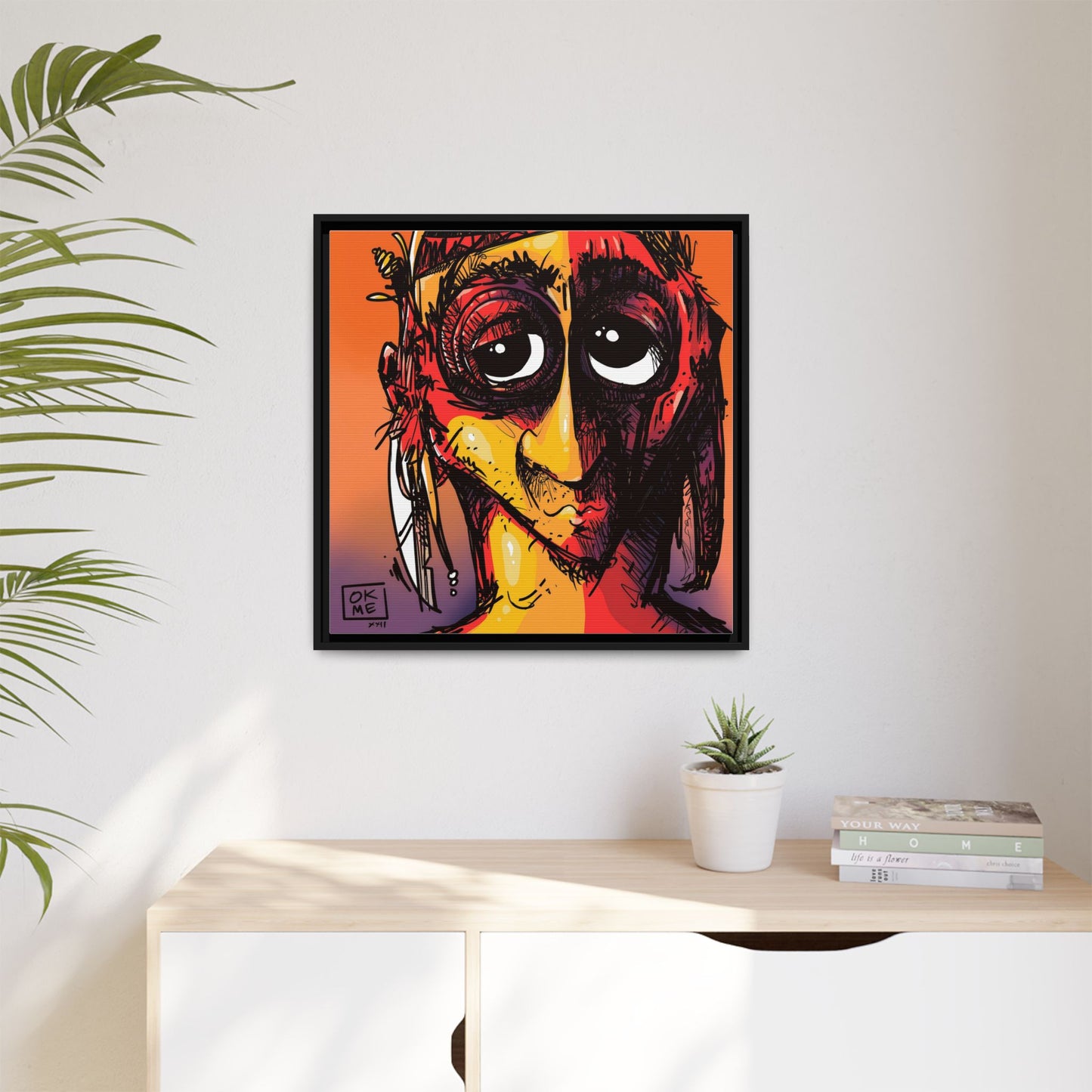 Serf - Gallery Canvas Wrap, Square Frame