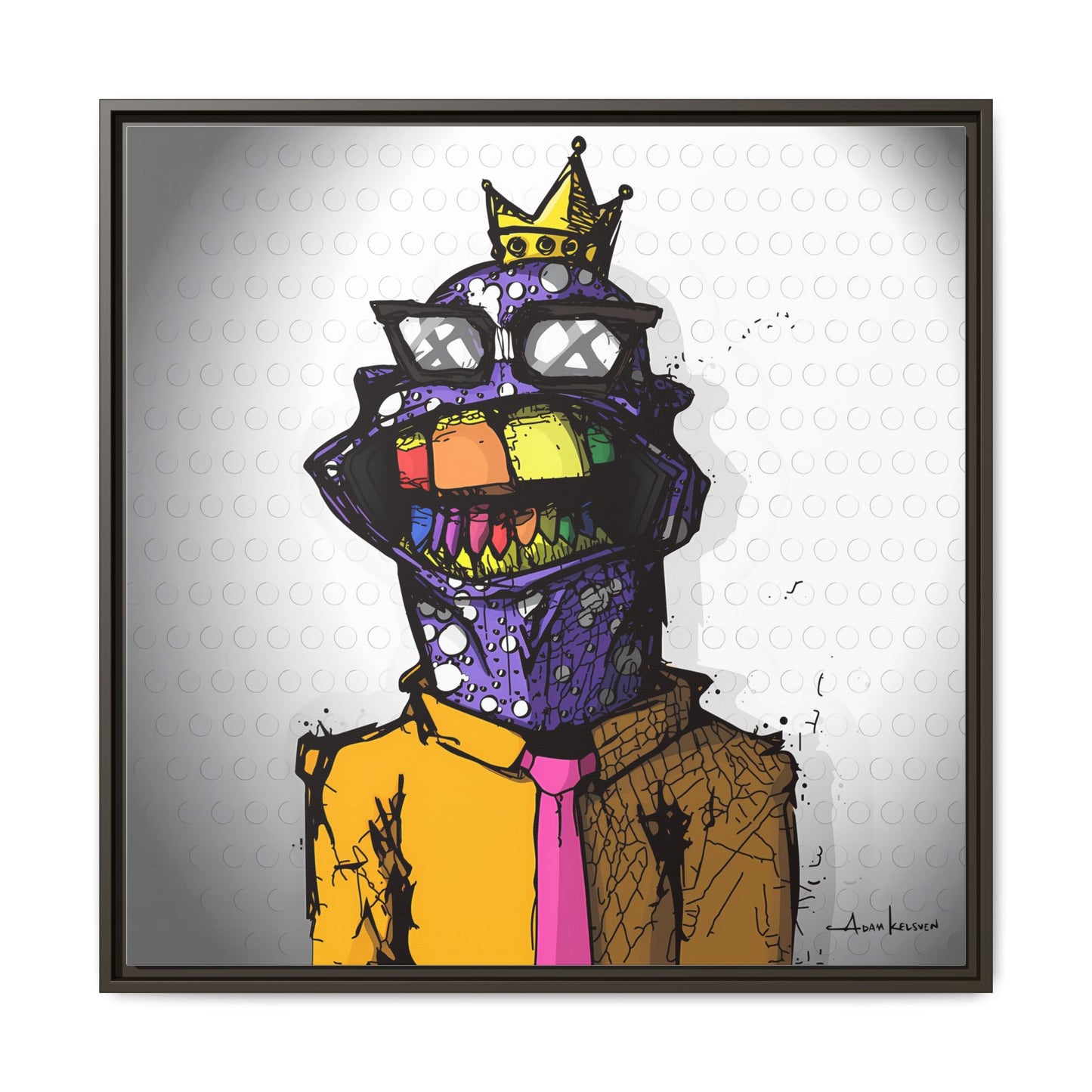 Creep #177 - Gallery Canvas Wraps, Square Frame
