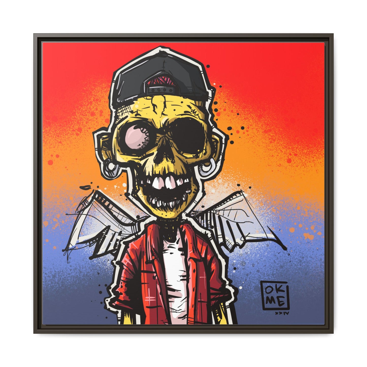 Scapula - Gallery Canvas Wrap, Square Frame