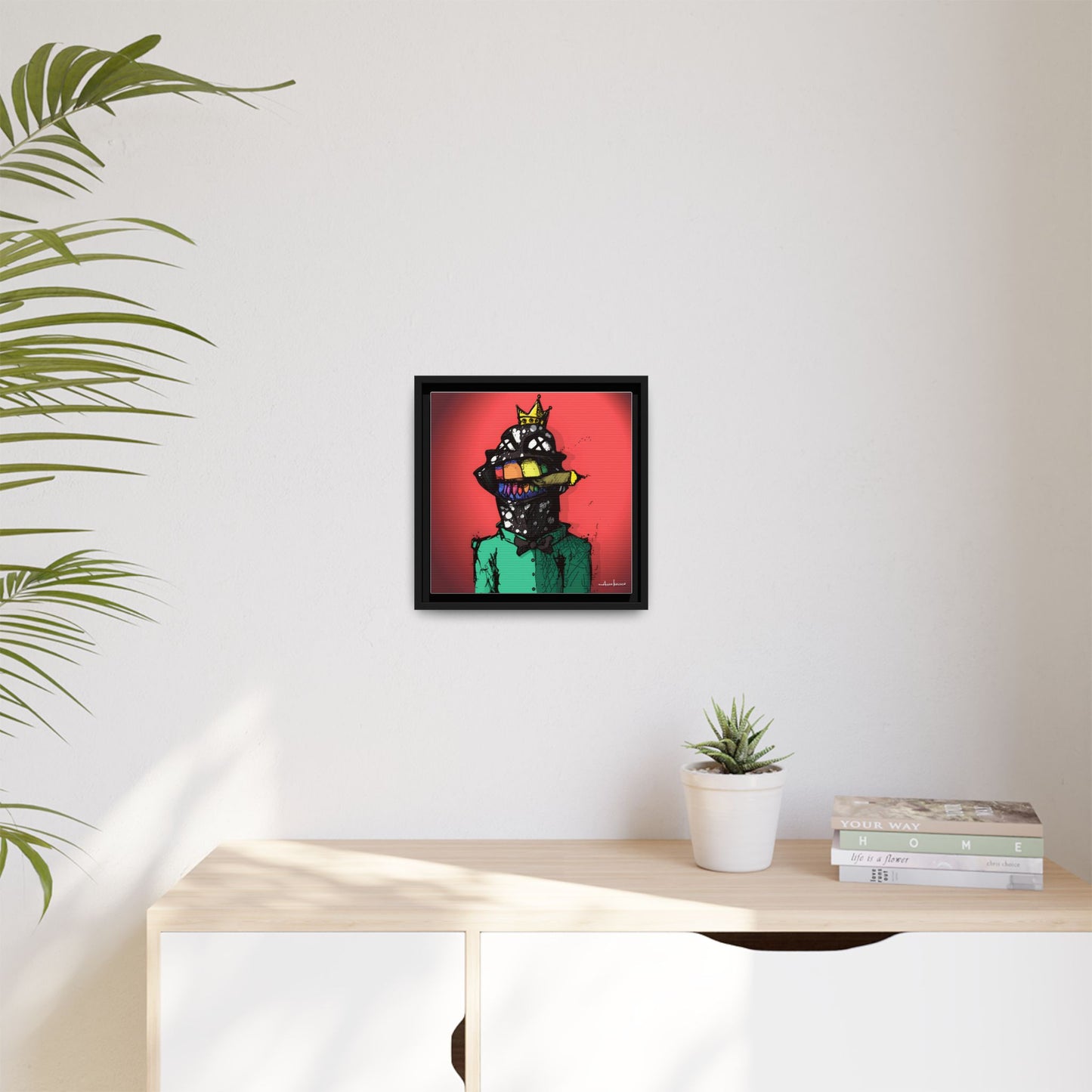 Creep #197 - Gallery Canvas Wraps, Square Frame