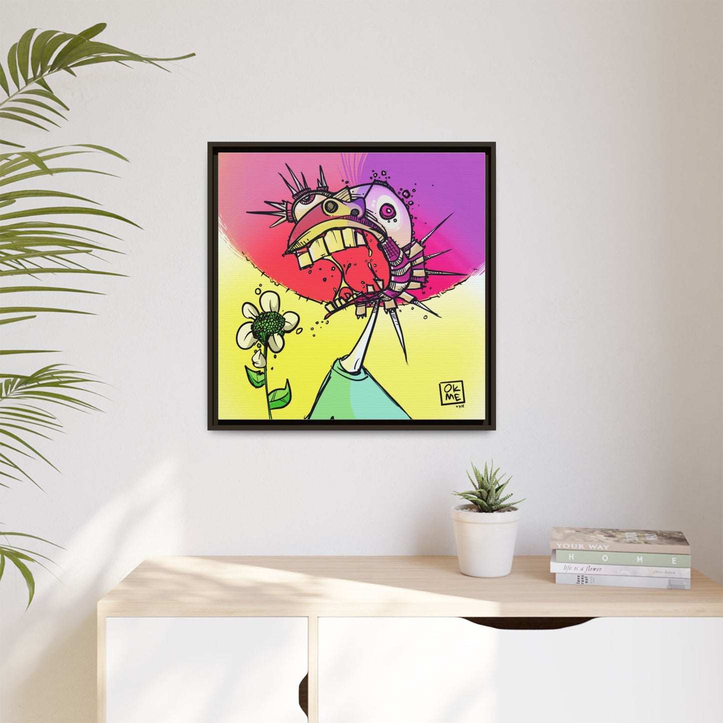 Myah - Gallery Canvas Wrap, Square Frame