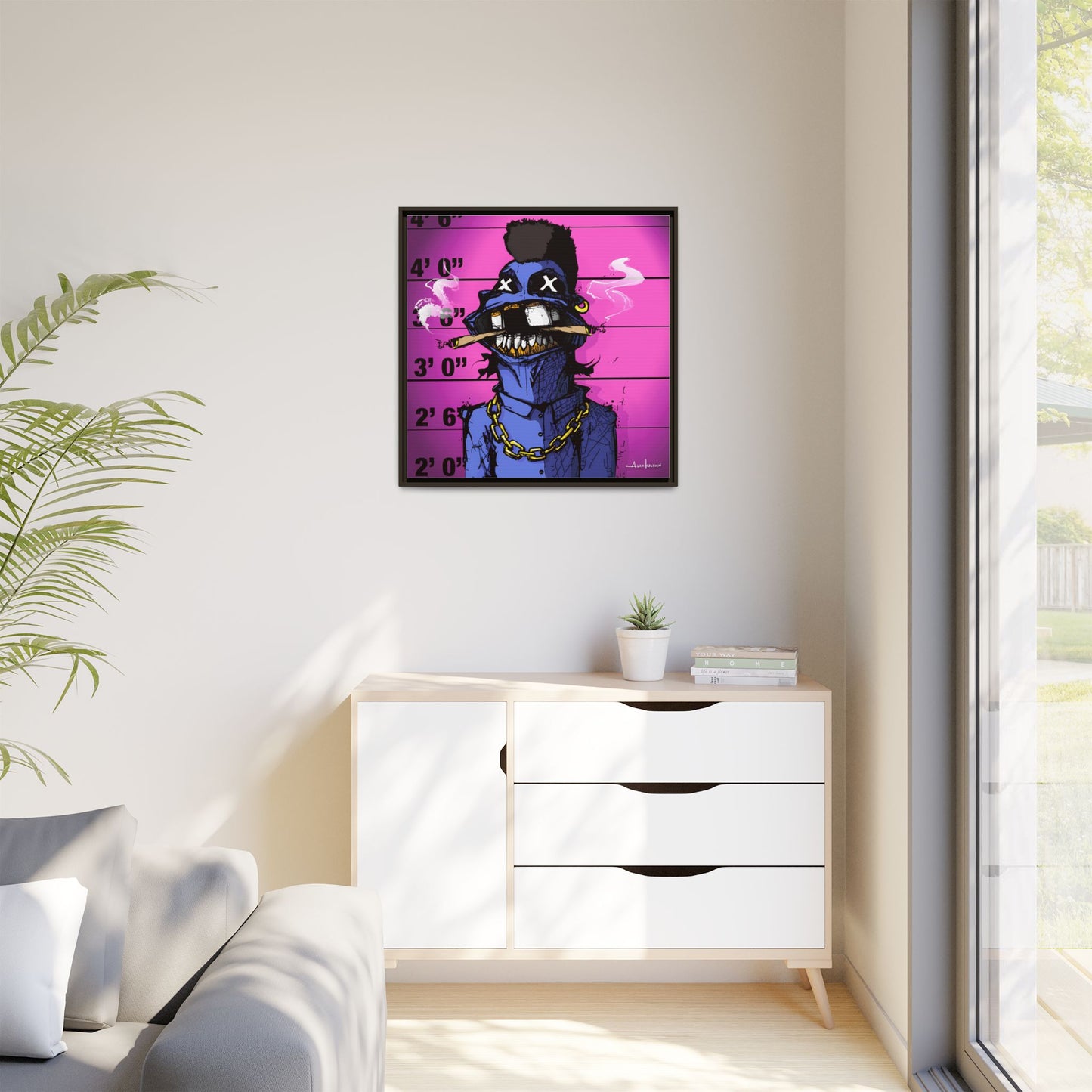 Creep #326 - Gallery Canvas Wraps, Square Frame