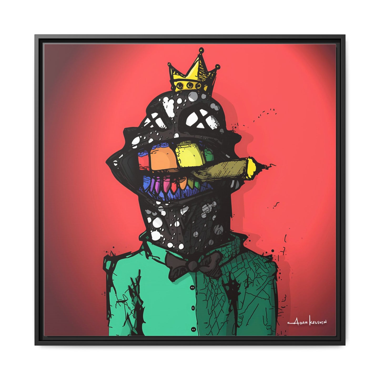 Creep #197 - Gallery Canvas Wraps, Square Frame