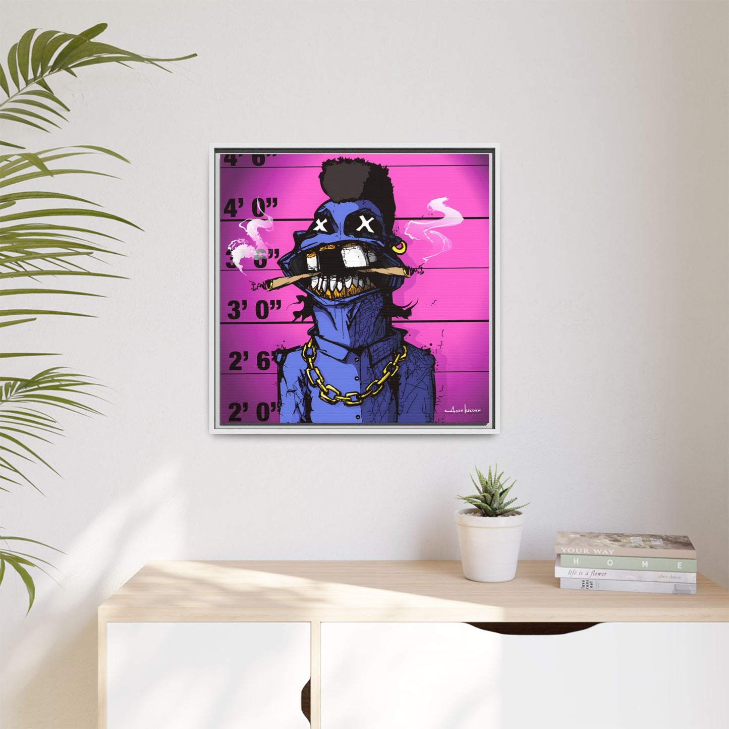 Creep #326 - Gallery Canvas Wraps, Square Frame