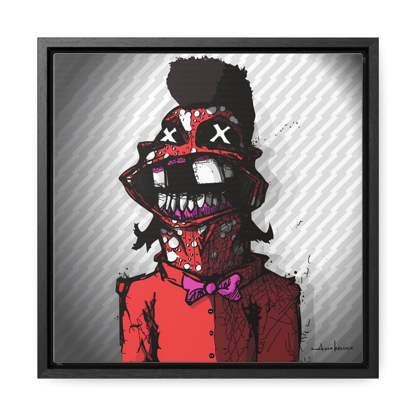 Creep #327 - Canvas Print, Square Frame
