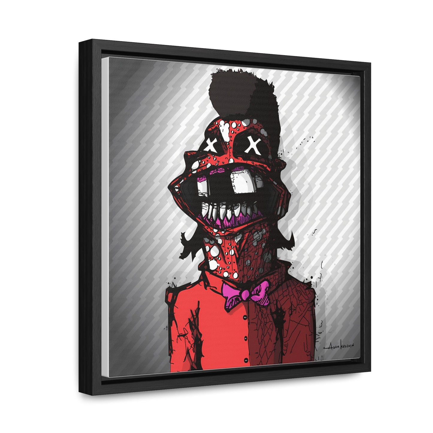 Creep #327 - Canvas Print, Square Frame