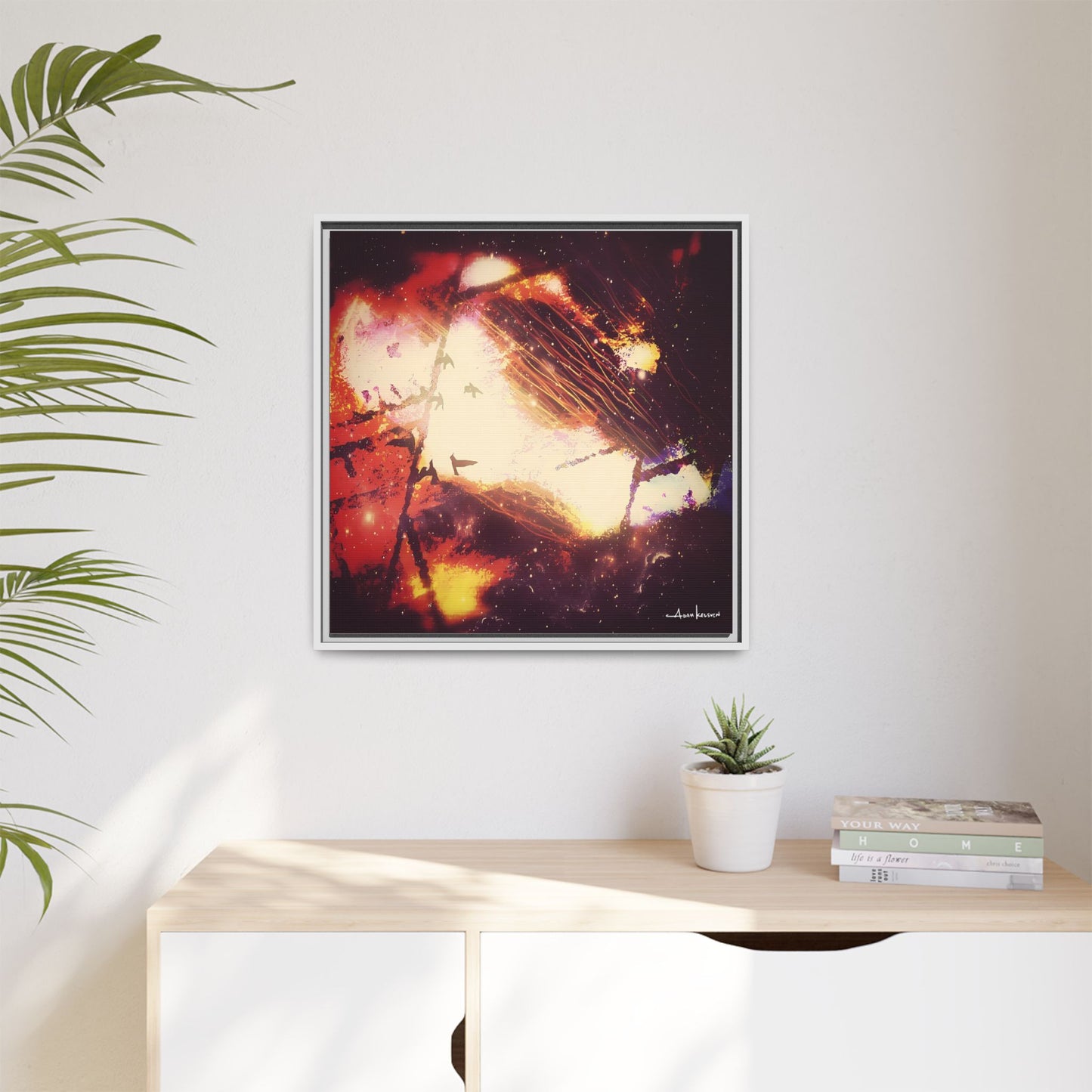 Universal Leak - Gallery Canvas Wrap, Square Frame