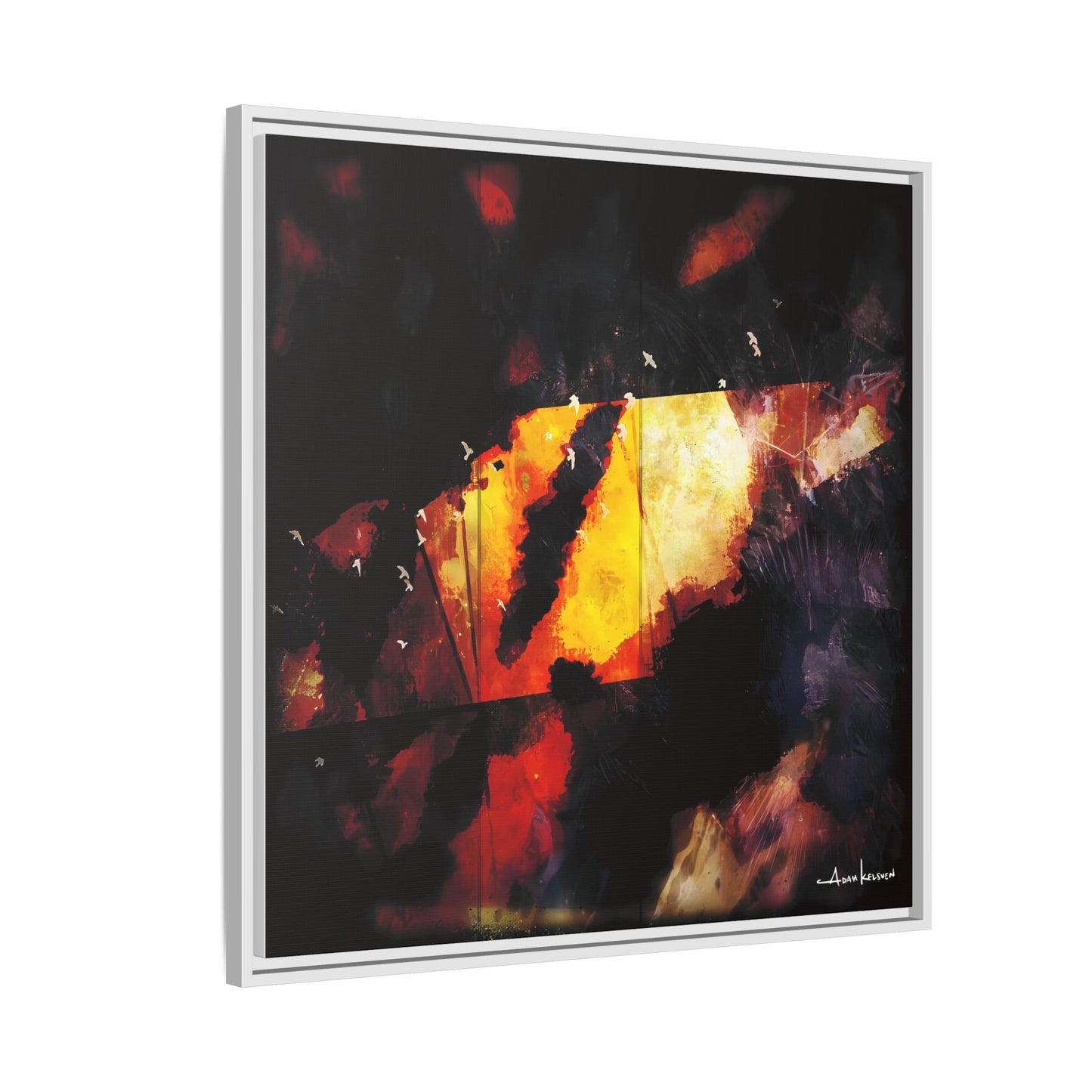 Birds Eye View - Gallery Canvas Wrap, Square Frame