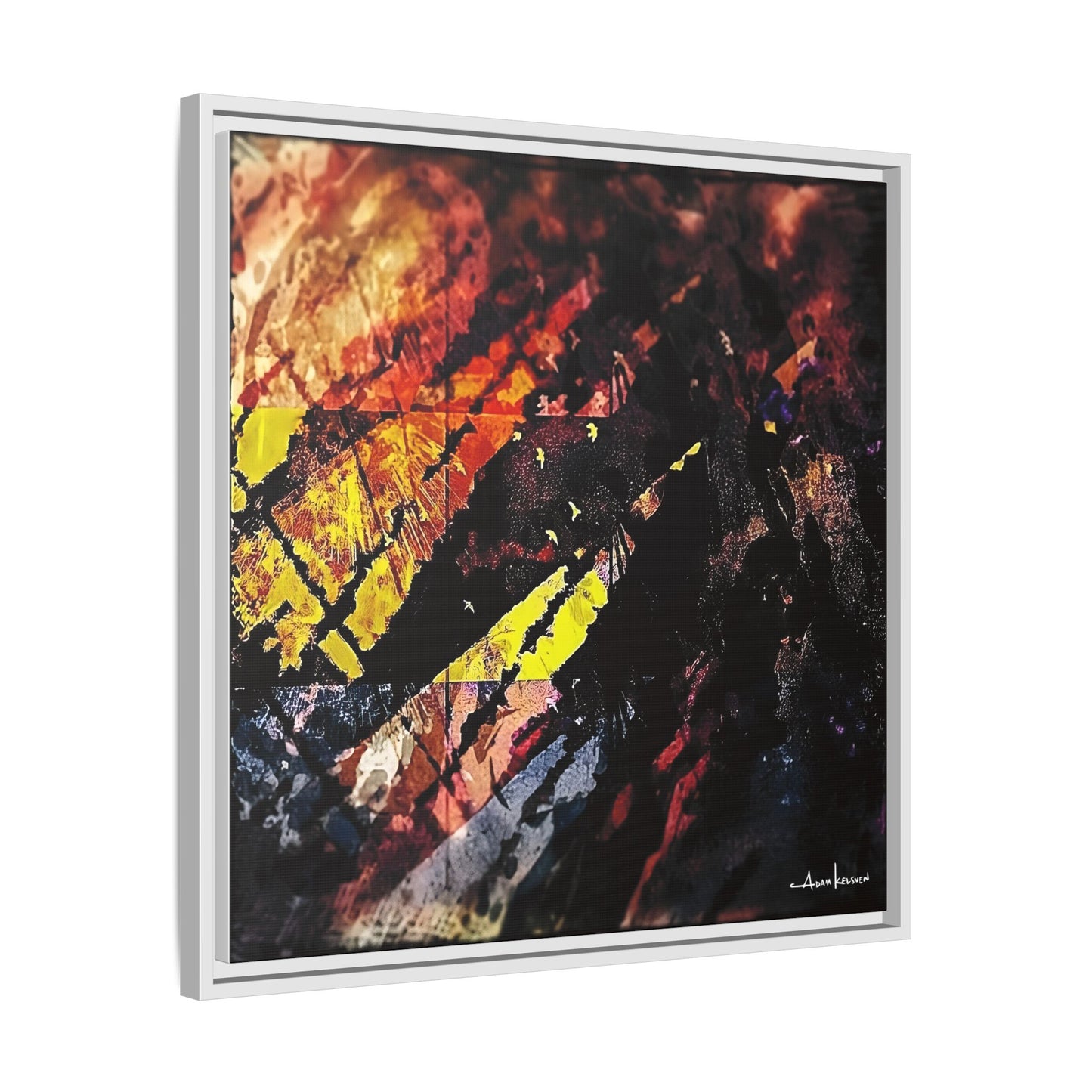 Fjords - Gallery Canvas Wrap, Square Frame