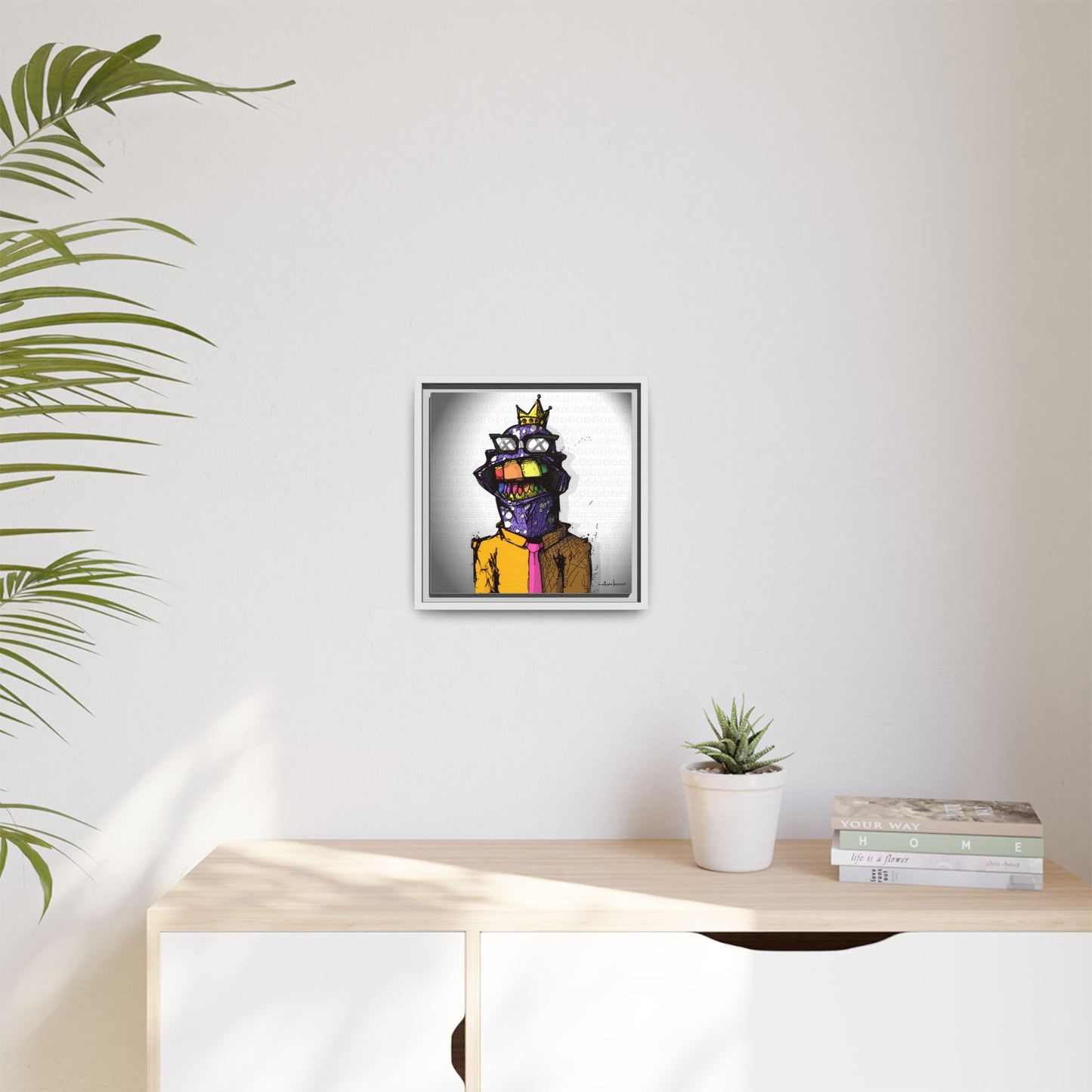 Creep #177 - Gallery Canvas Wraps, Square Frame