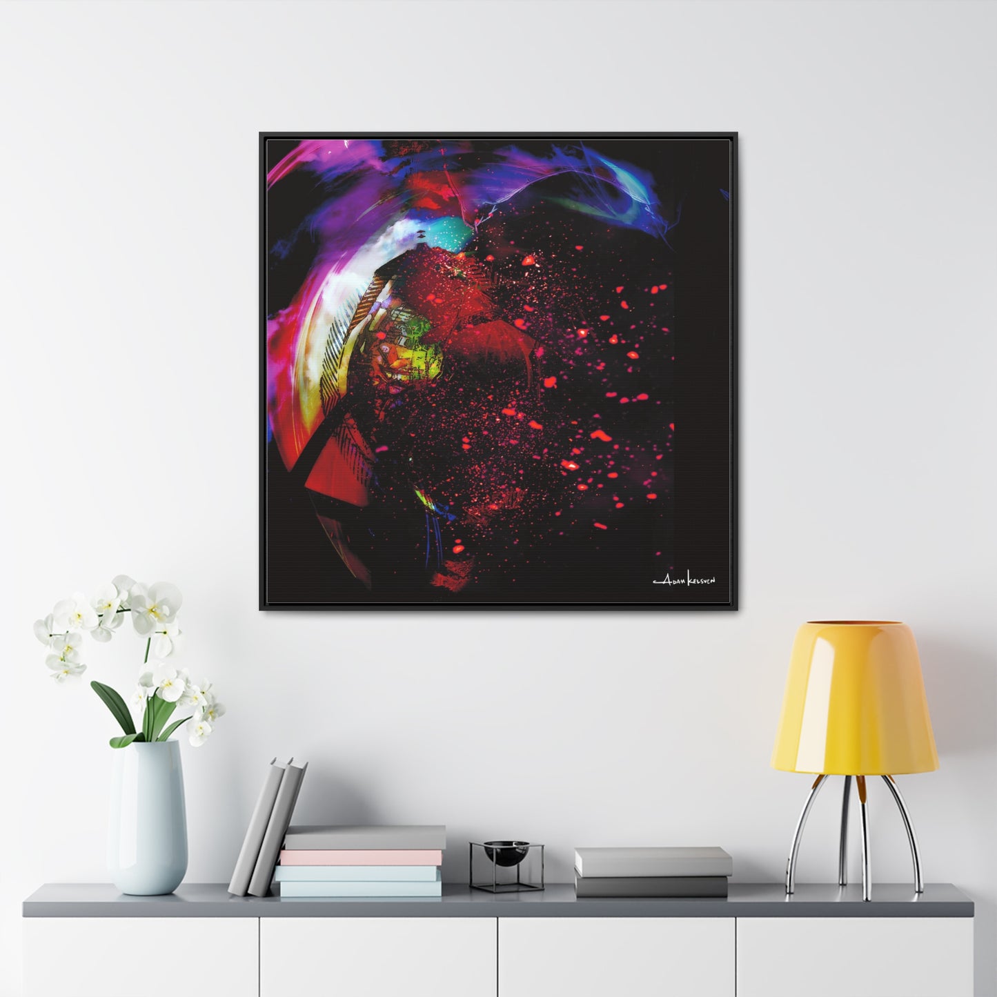 Matrices - Canvas Print, Square Frame
