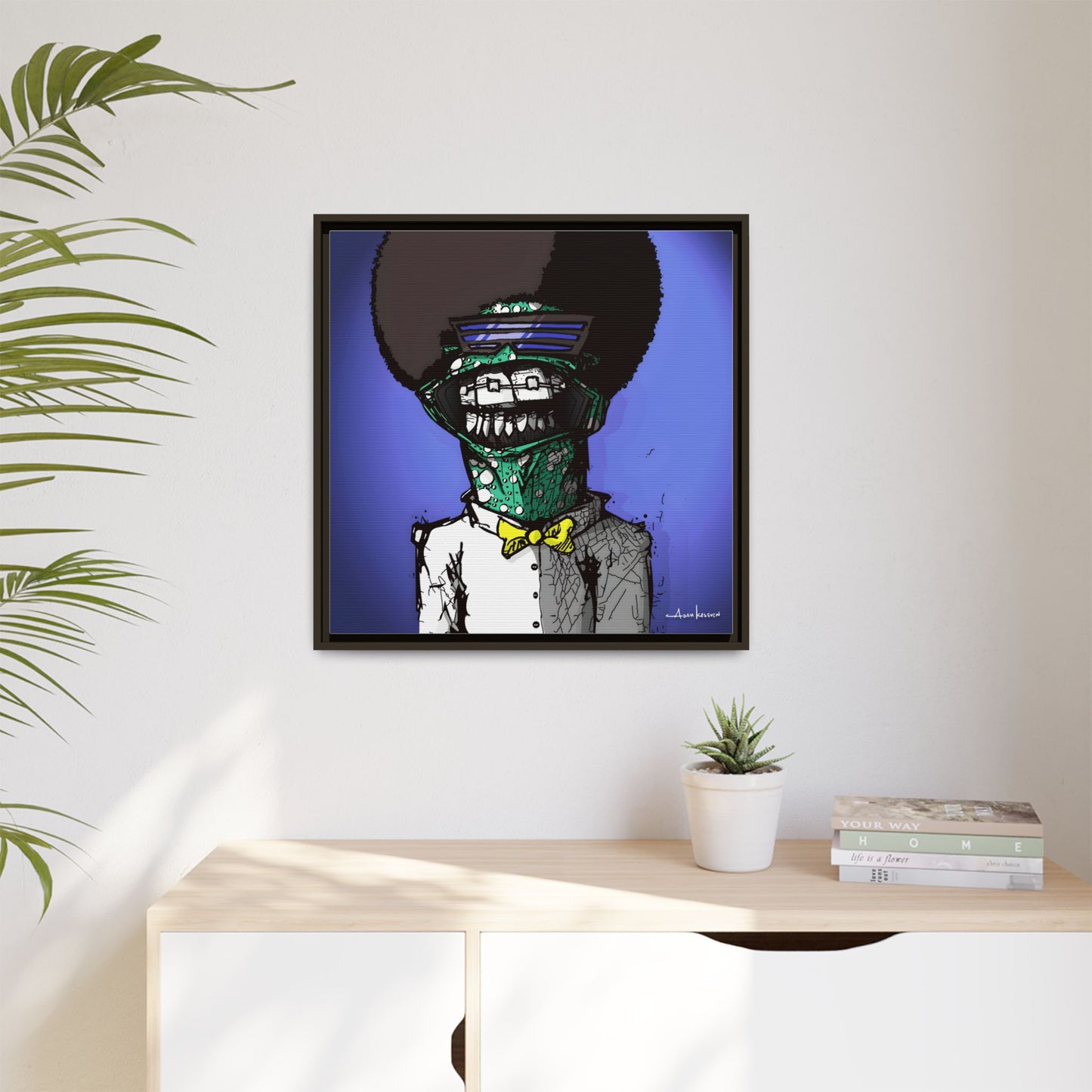 Creep #159 - Gallery Canvas Wraps, Square Frame