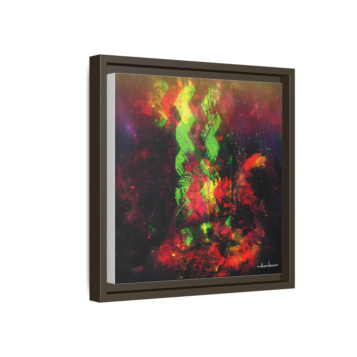 Sailboat - Gallery Canvas Wrap, Square Frame