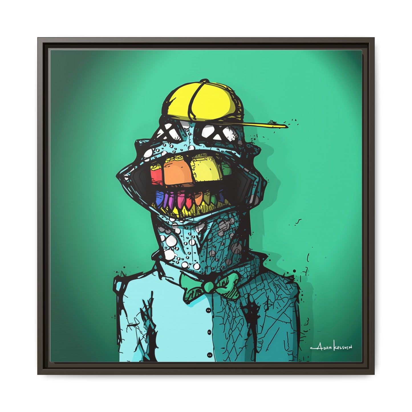 Creep #317 - Gallery Canvas Wraps, Square Frame