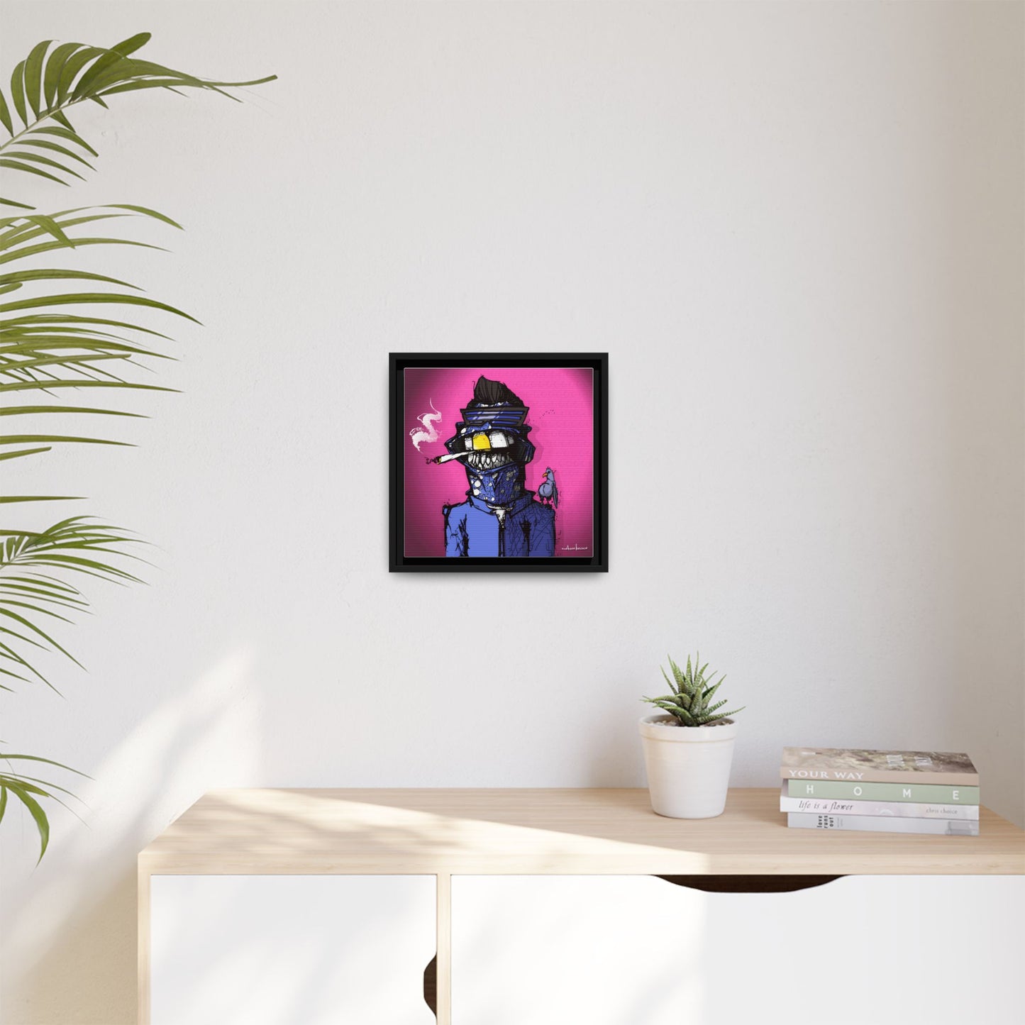 Creep #022 - Gallery Canvas Wraps, Square Frame