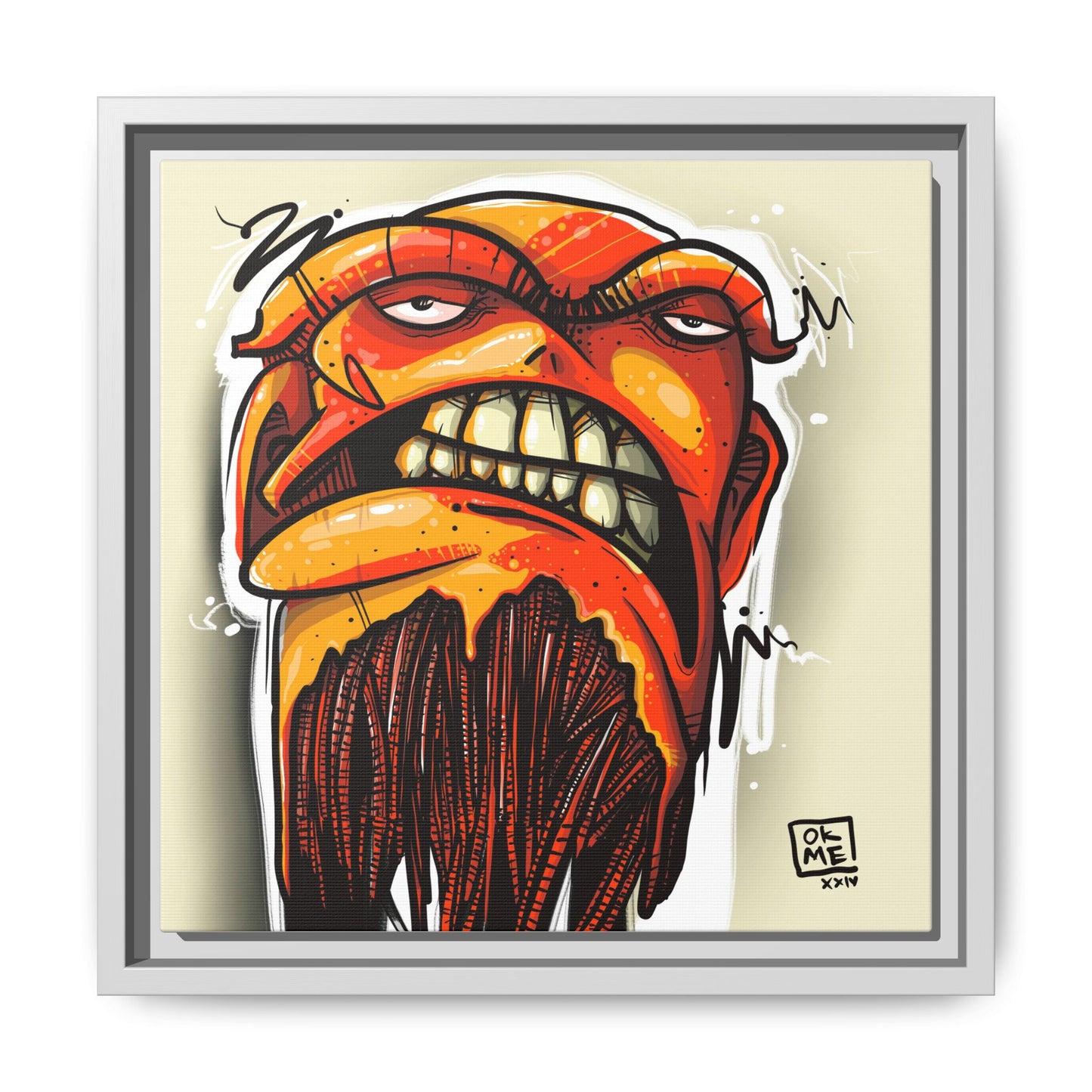 Heavy - Gallery Canvas Wrap, Square Frame