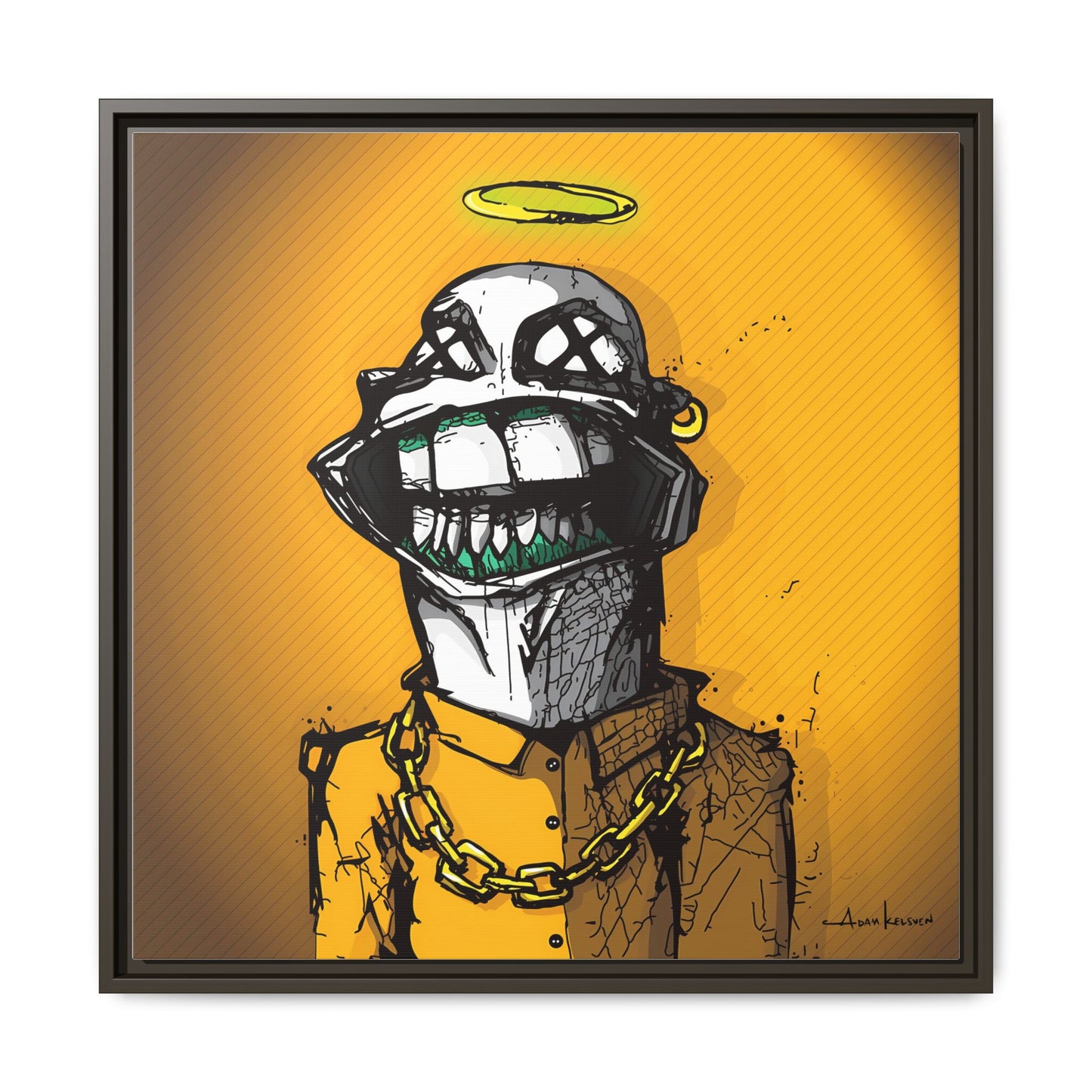 Creep #139 - Gallery Canvas Wraps, Square Frame