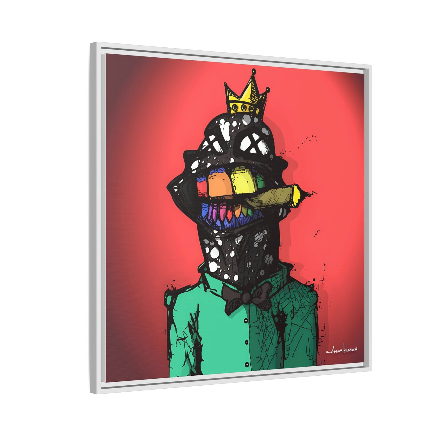Creep #197 - Gallery Canvas Wraps, Square Frame