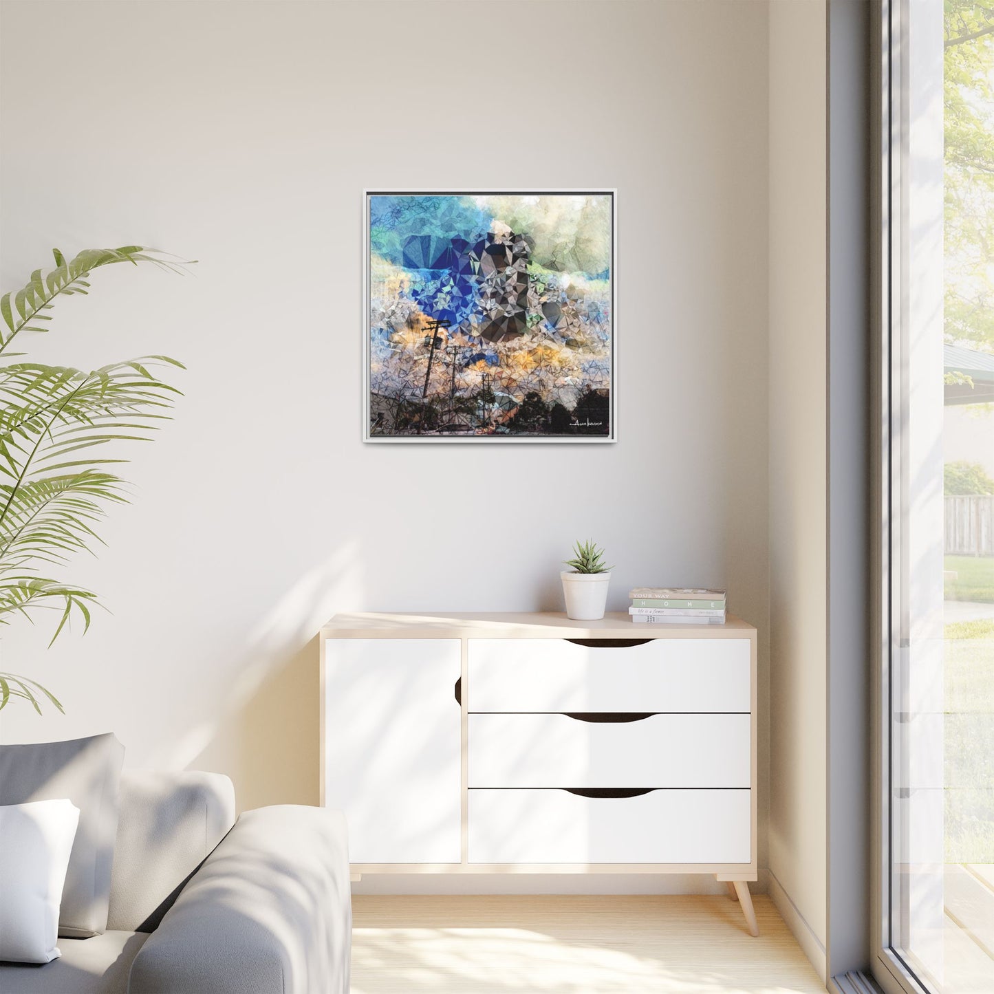 Storms - Gallery Canvas Wrap, Square Frame