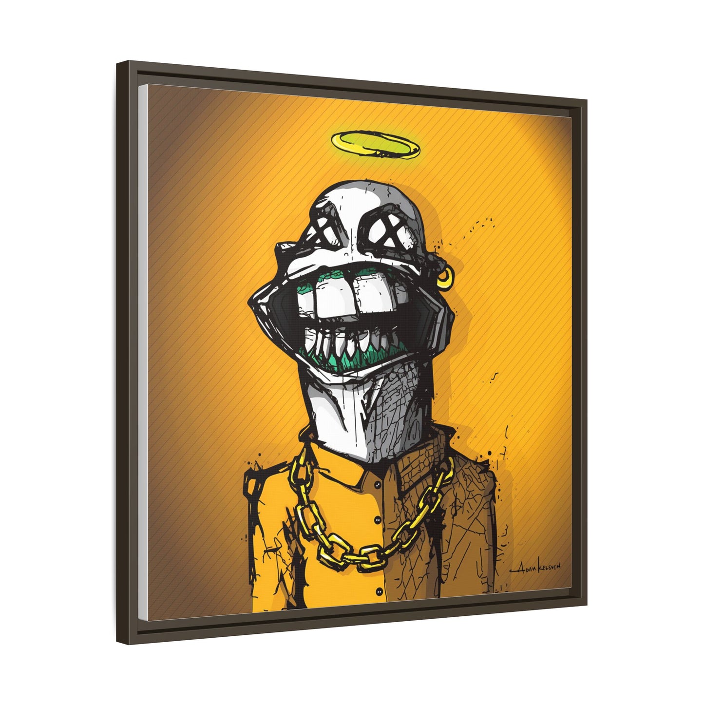Creep #139 - Gallery Canvas Wraps, Square Frame