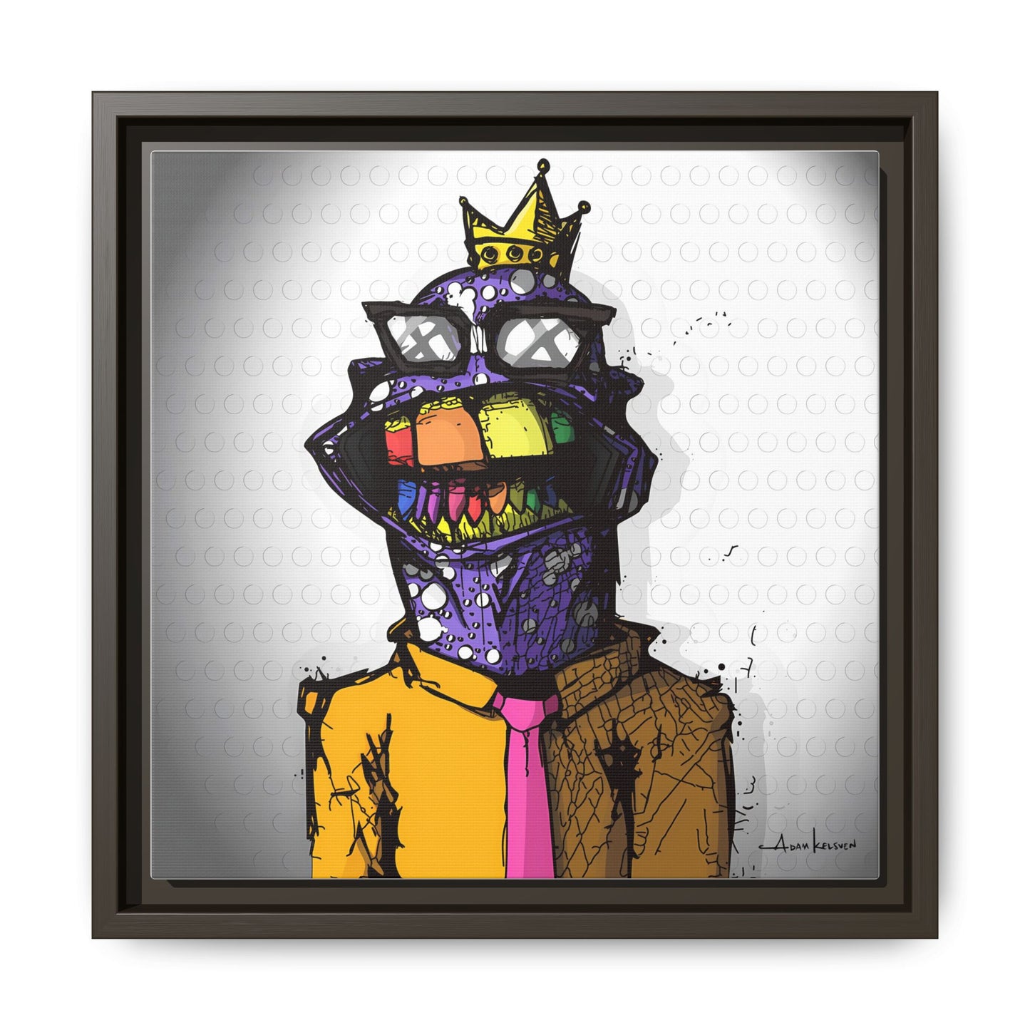 Creep #177 - Gallery Canvas Wraps, Square Frame