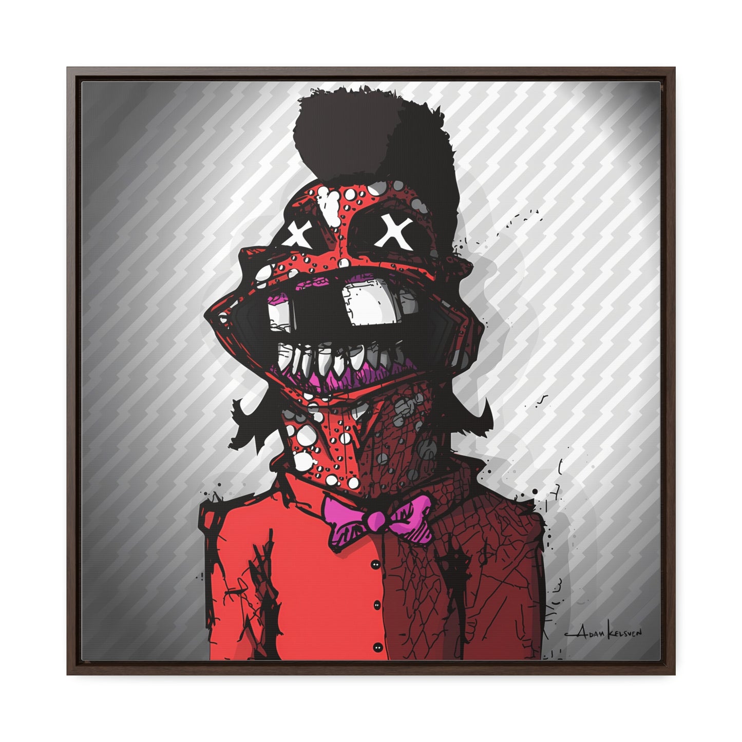 Creep #327 - Canvas Print, Square Frame