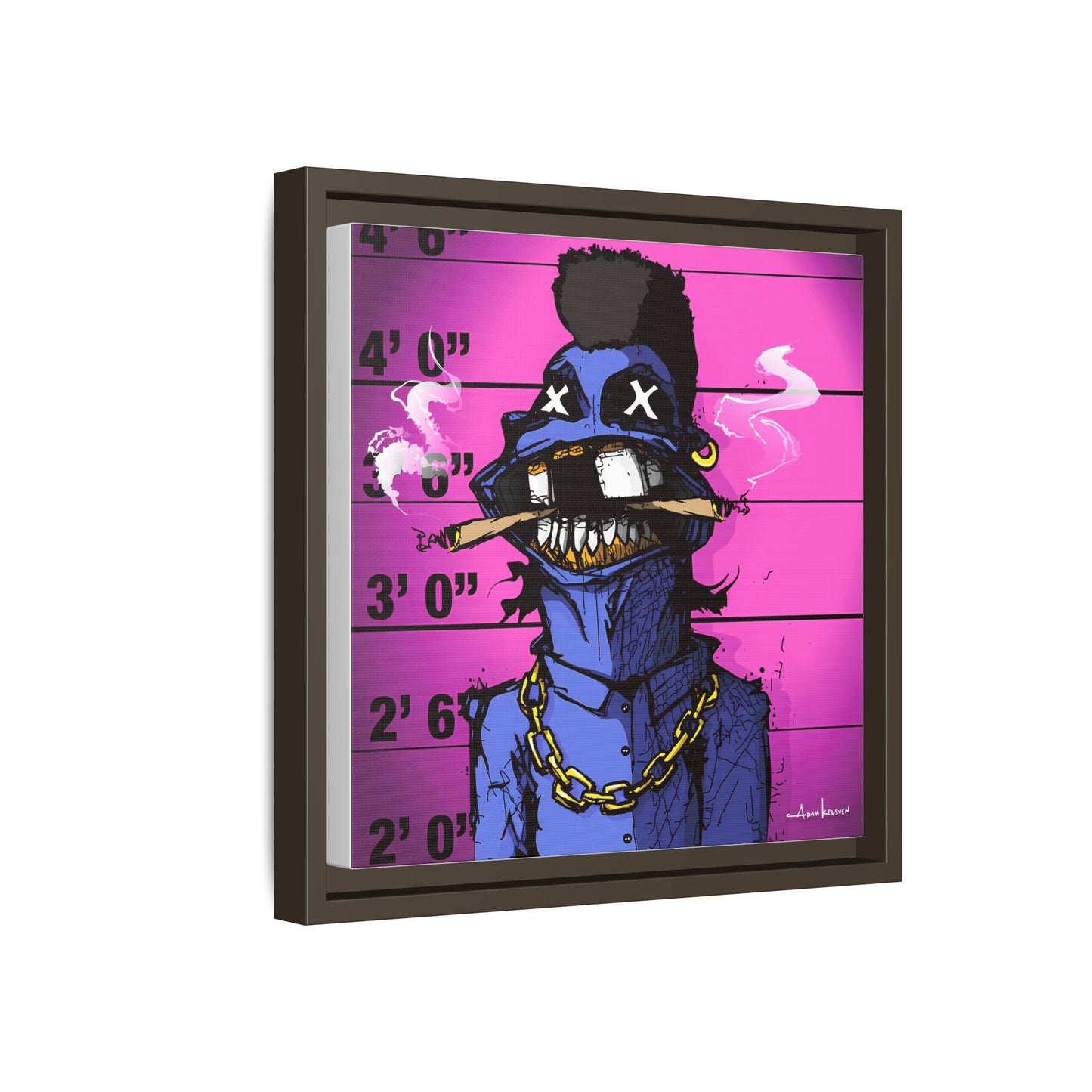 Creep #326 - Gallery Canvas Wraps, Square Frame