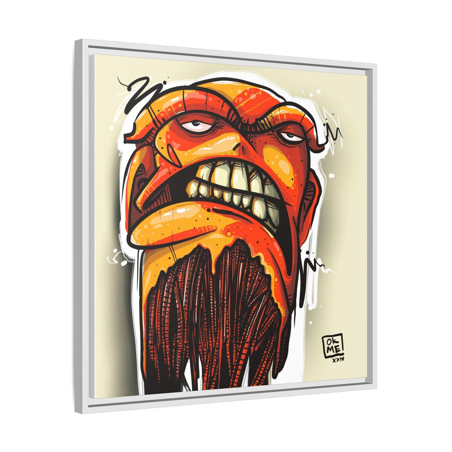 Heavy - Gallery Canvas Wrap, Square Frame