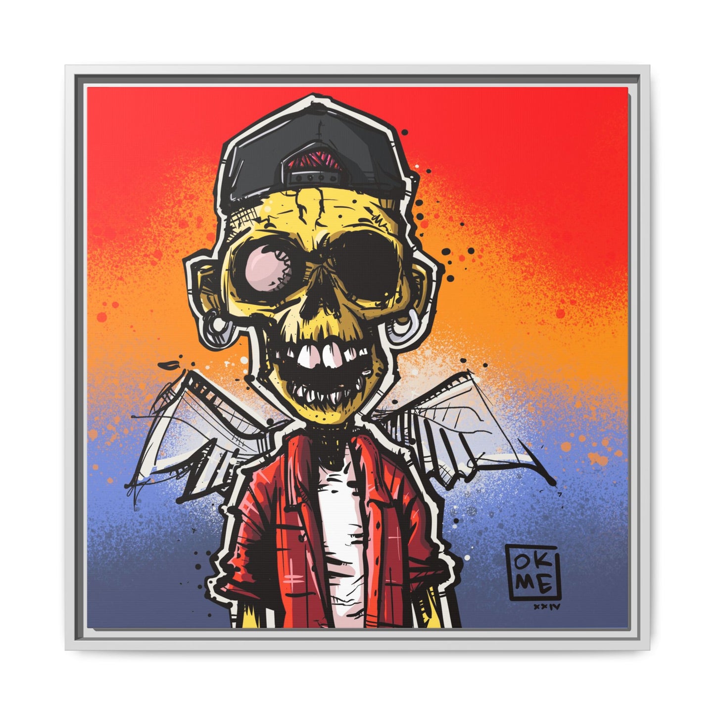 Scapula - Gallery Canvas Wrap, Square Frame