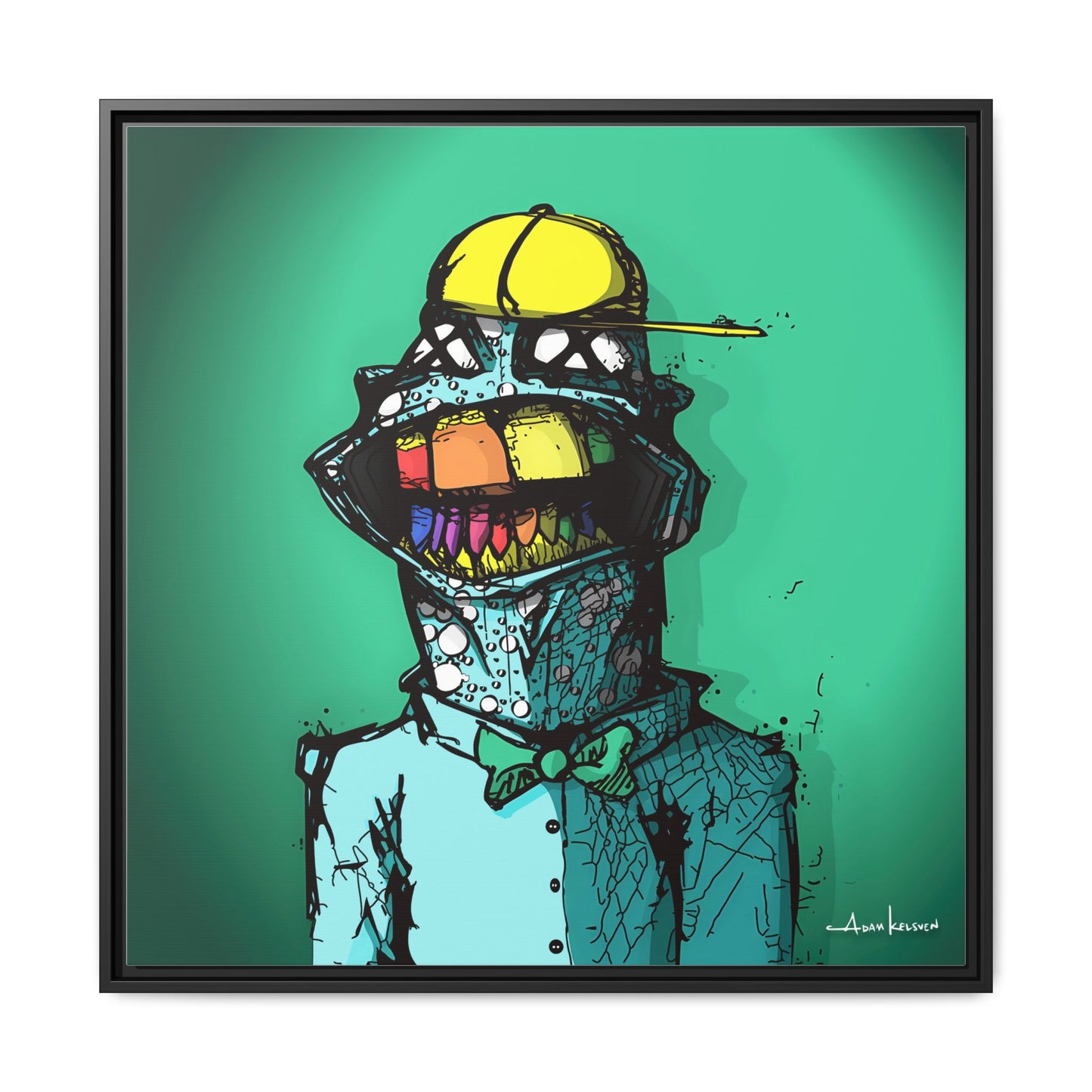 Creep #317 - Gallery Canvas Wraps, Square Frame