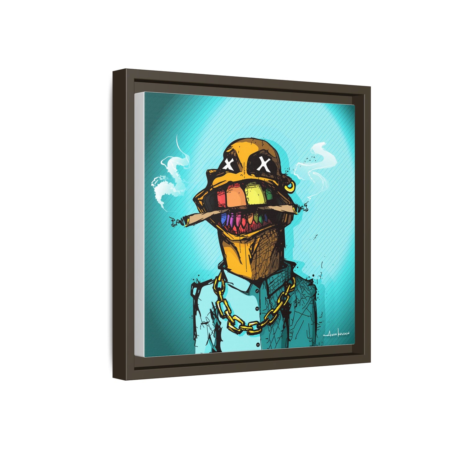 Creep #240 - Gallery Canvas Wraps, Square Frame
