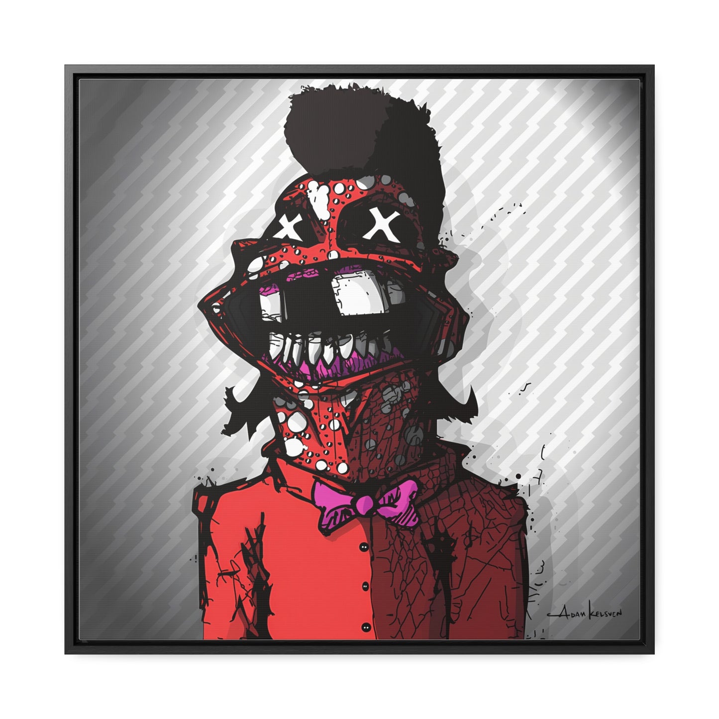 Creep #327 - Canvas Print, Square Frame