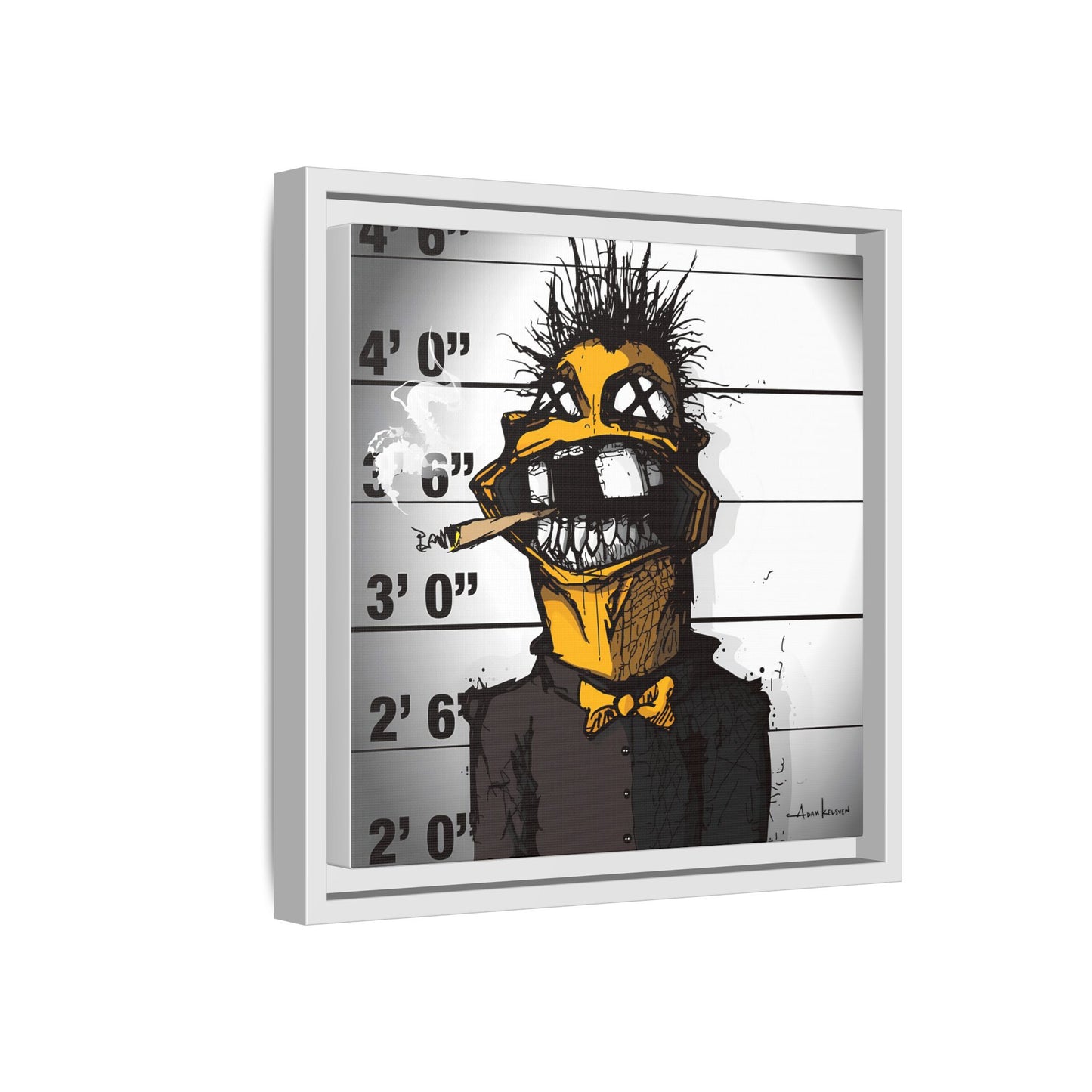 Creep #323 - Gallery Canvas Wraps, Square Frame
