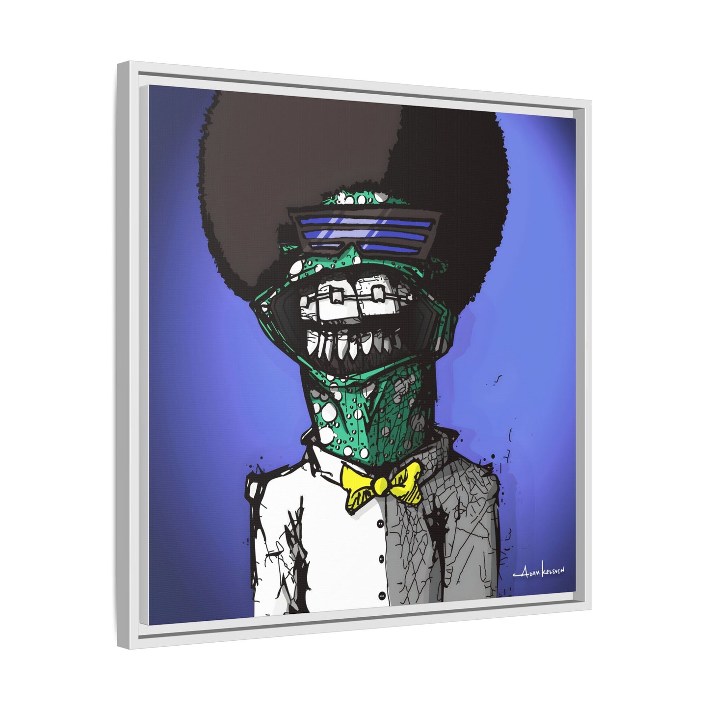 Creep #159 - Gallery Canvas Wraps, Square Frame