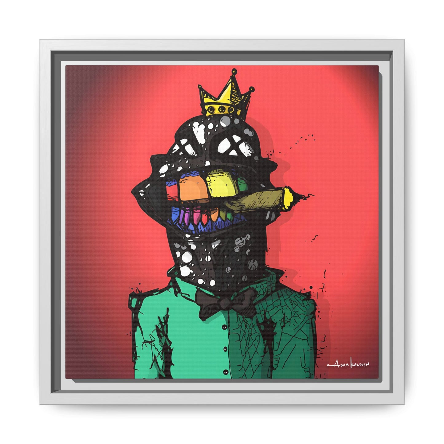 Creep #197 - Gallery Canvas Wraps, Square Frame