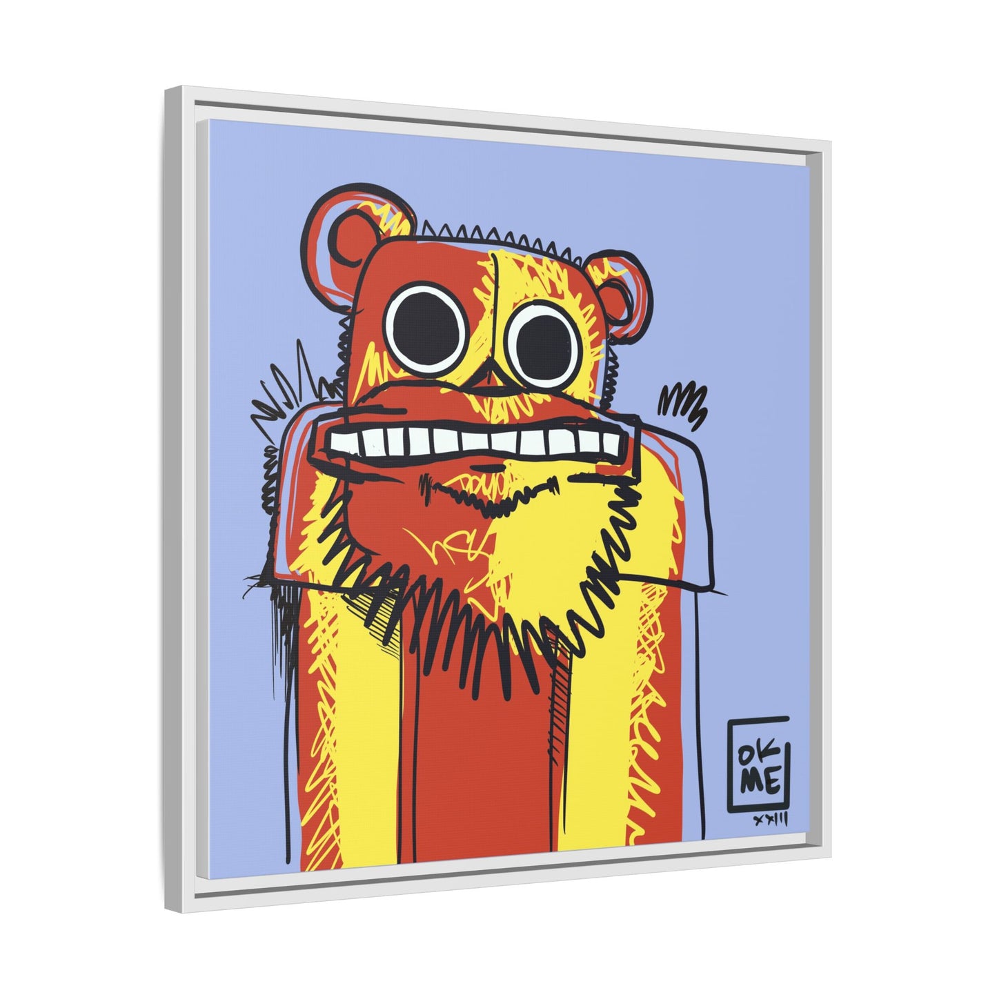 Pupils - Gallery Canvas Wrap, Square Frame
