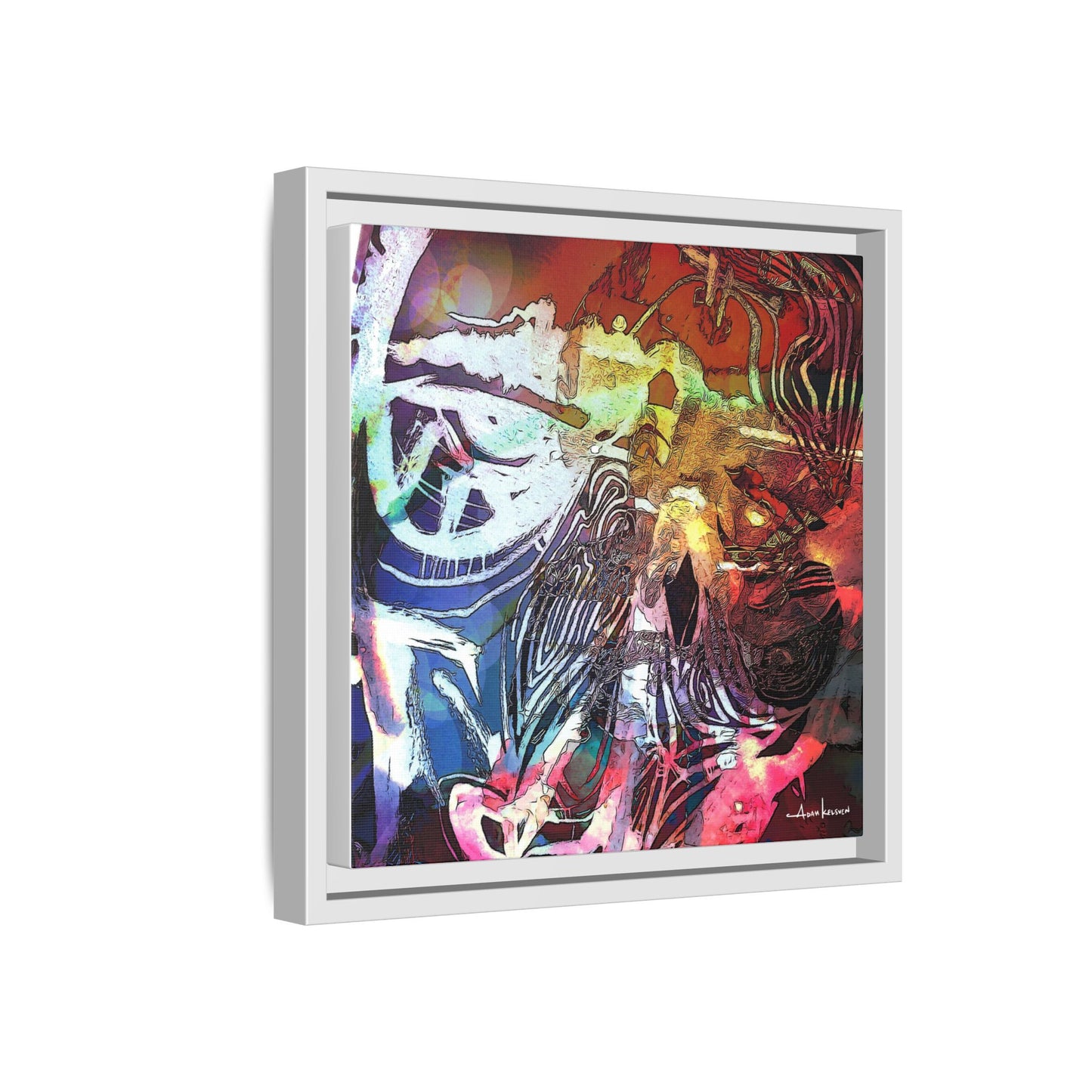 Machine - Gallery Canvas Wrap, Square Frame