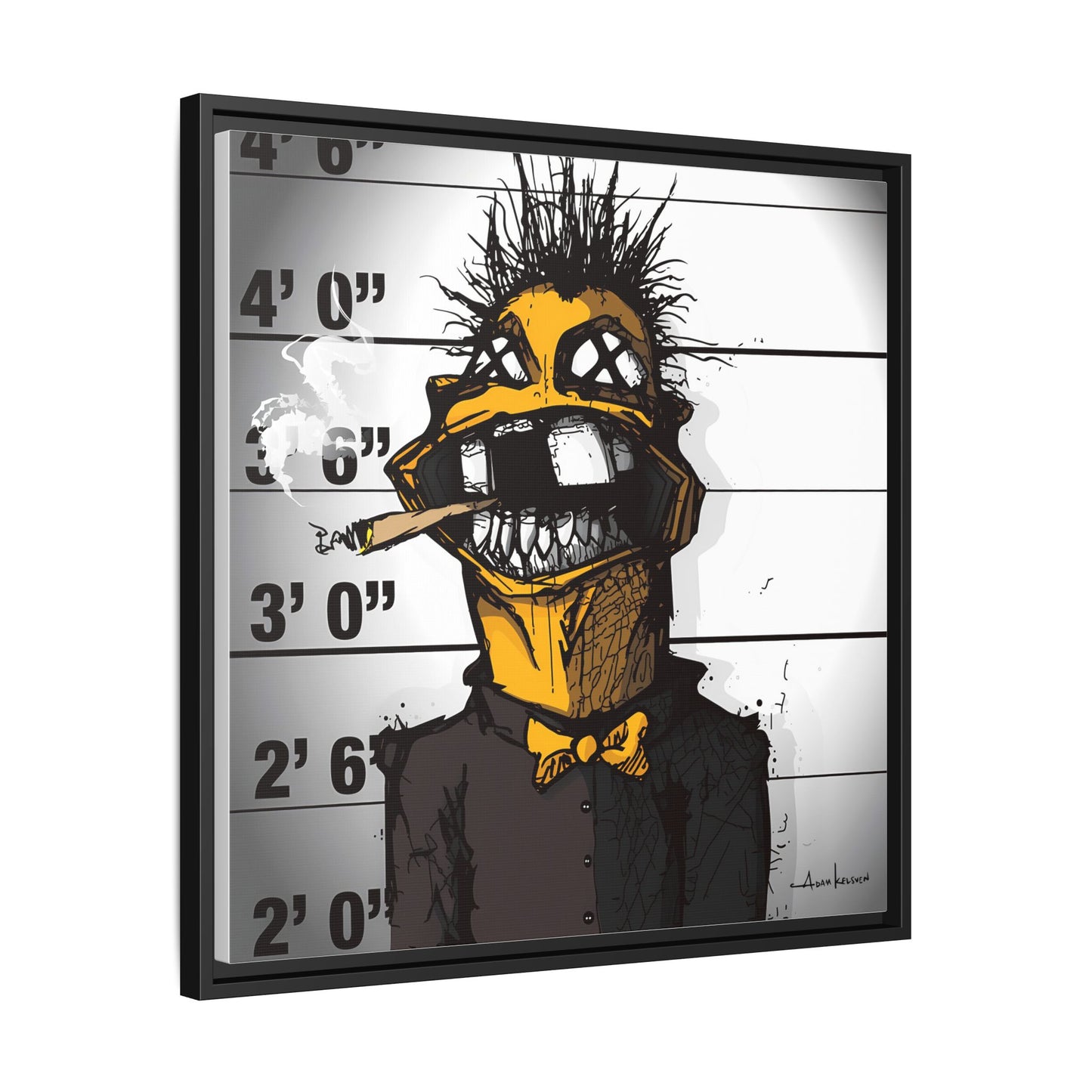 Creep #323 - Gallery Canvas Wraps, Square Frame