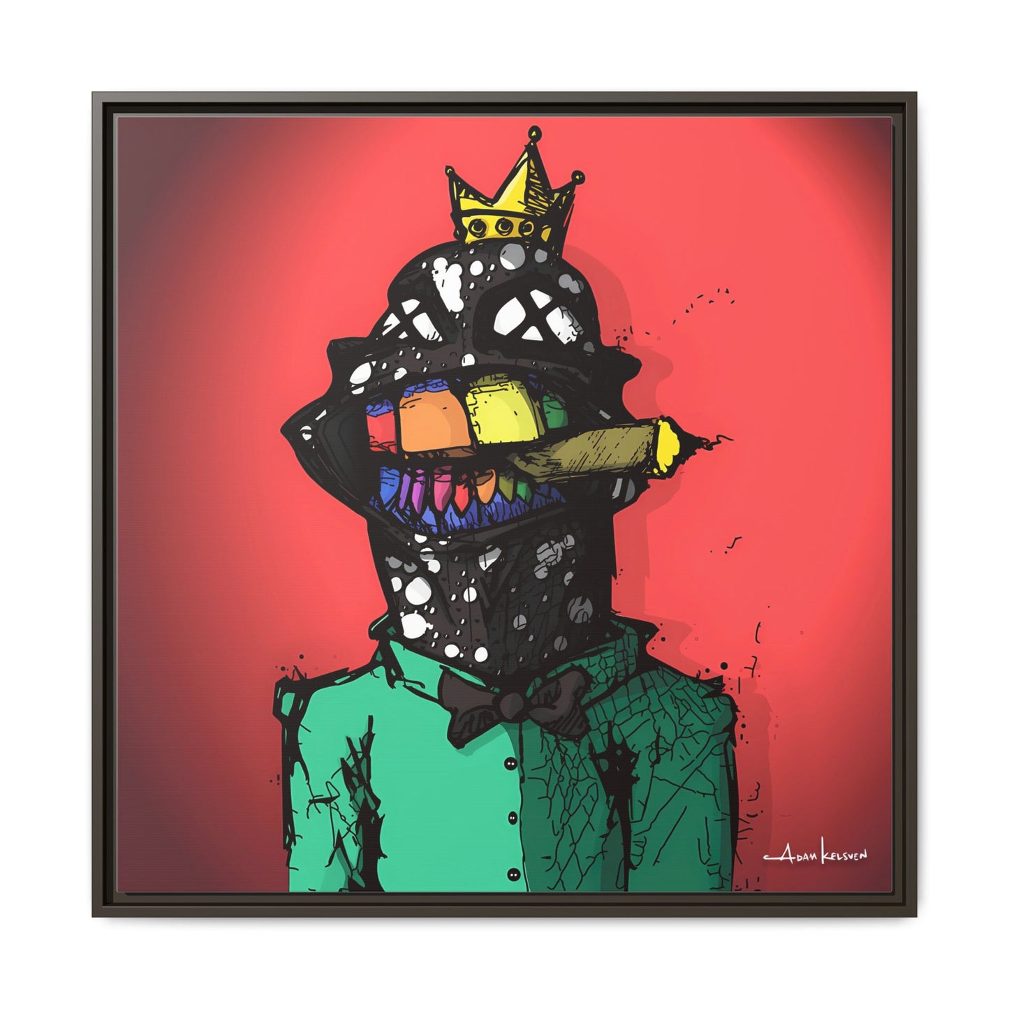 Creep #197 - Gallery Canvas Wraps, Square Frame