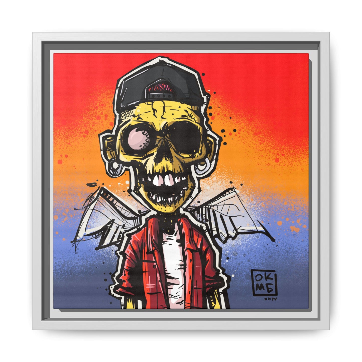 Scapula - Gallery Canvas Wrap, Square Frame