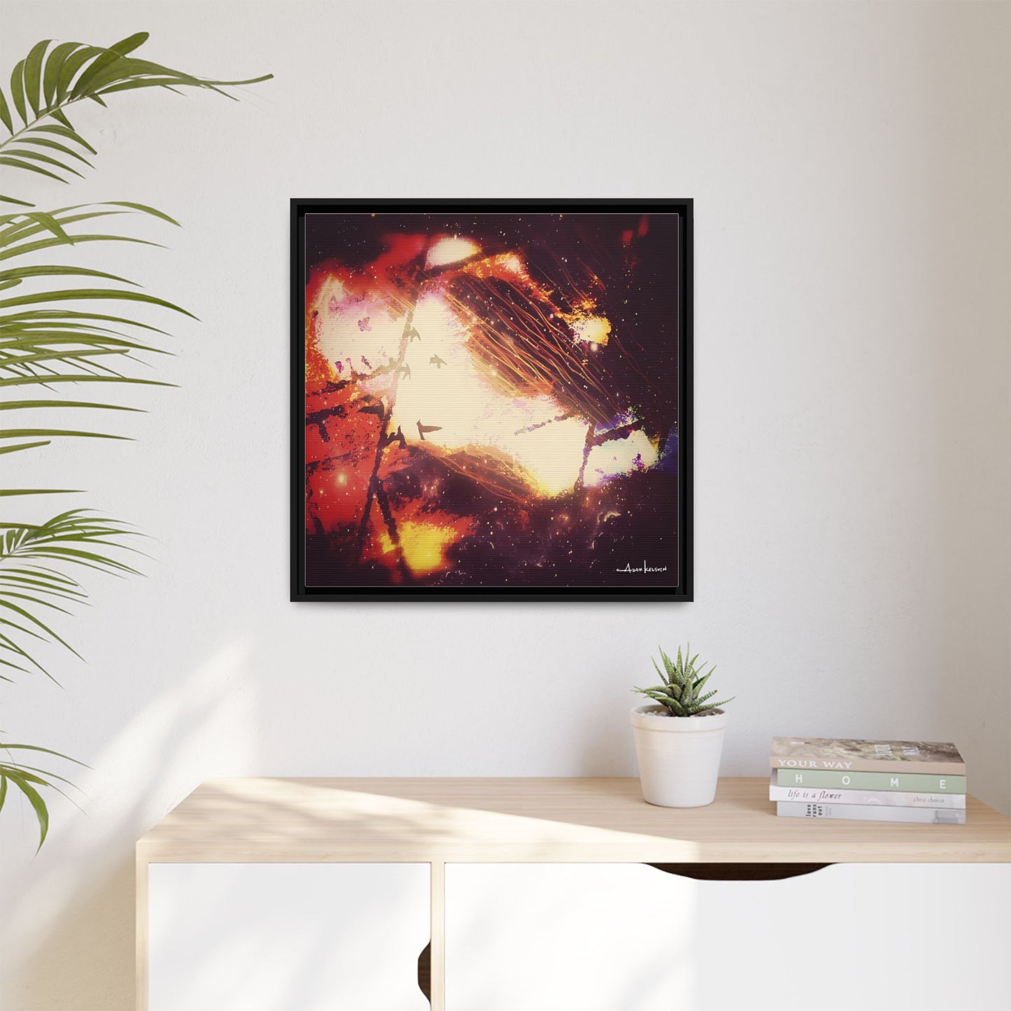 Universal Leak - Gallery Canvas Wrap, Square Frame
