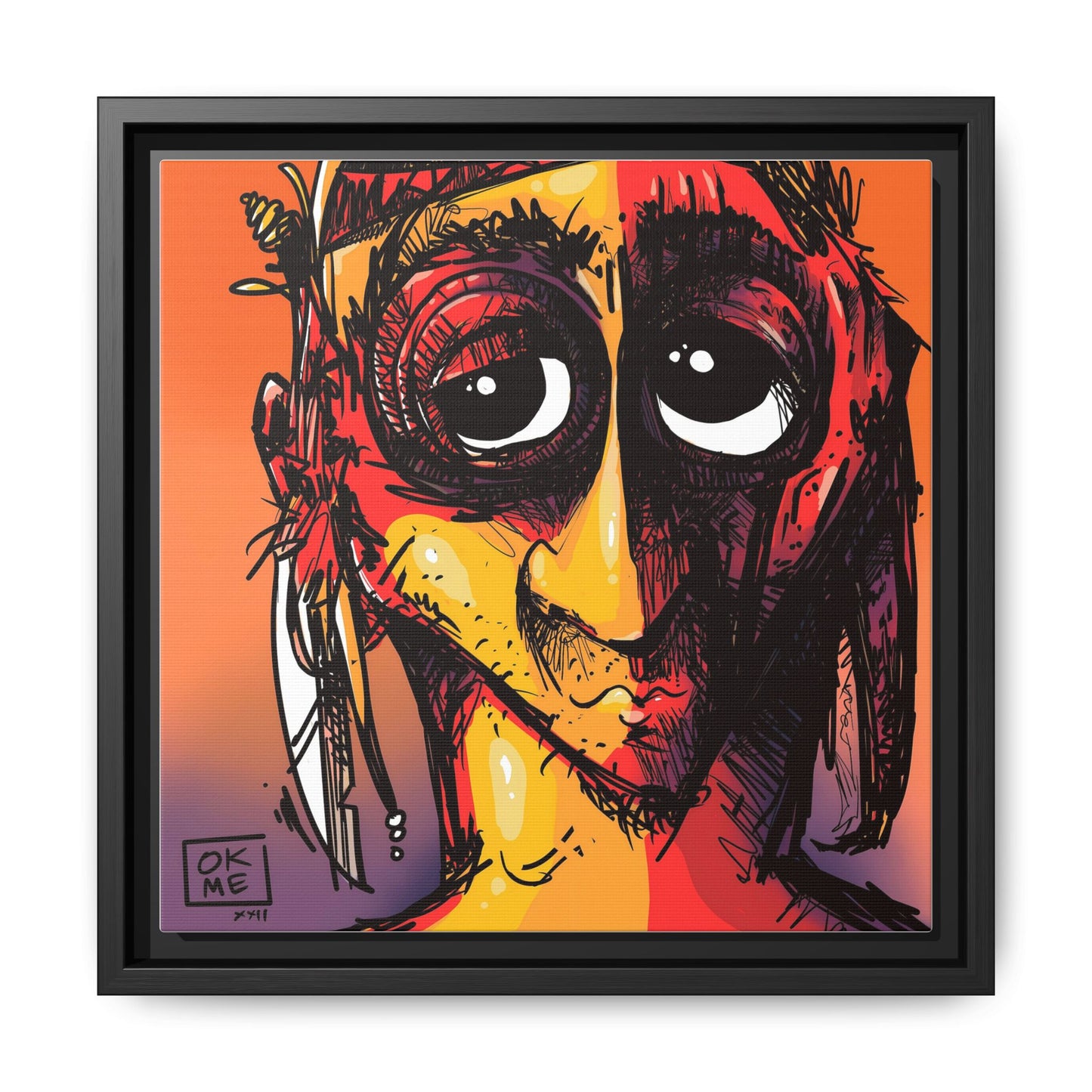 Serf - Gallery Canvas Wrap, Square Frame