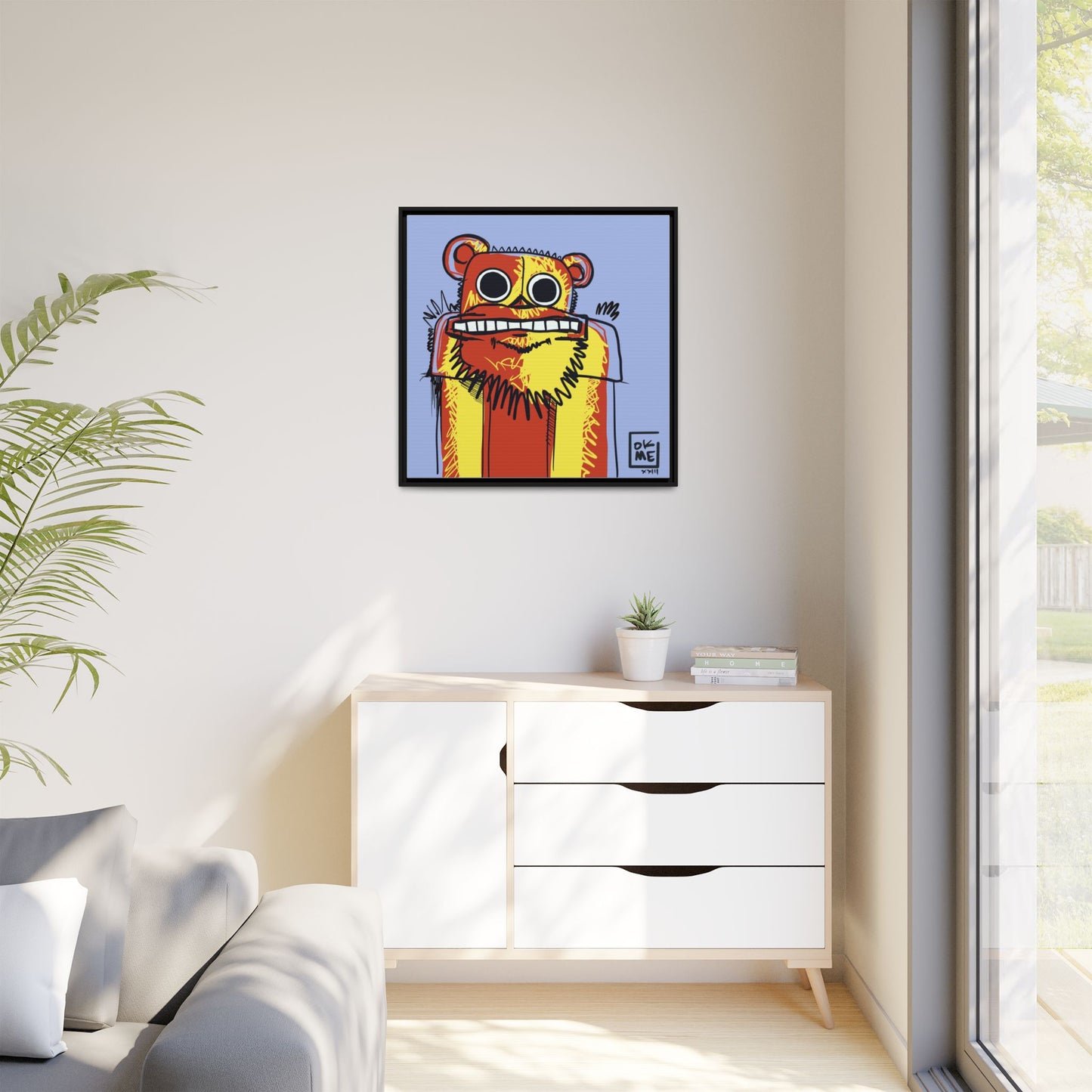 Pupils - Gallery Canvas Wrap, Square Frame