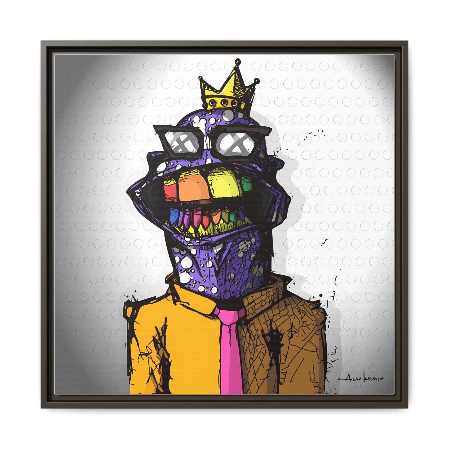 Creep #177 - Gallery Canvas Wraps, Square Frame