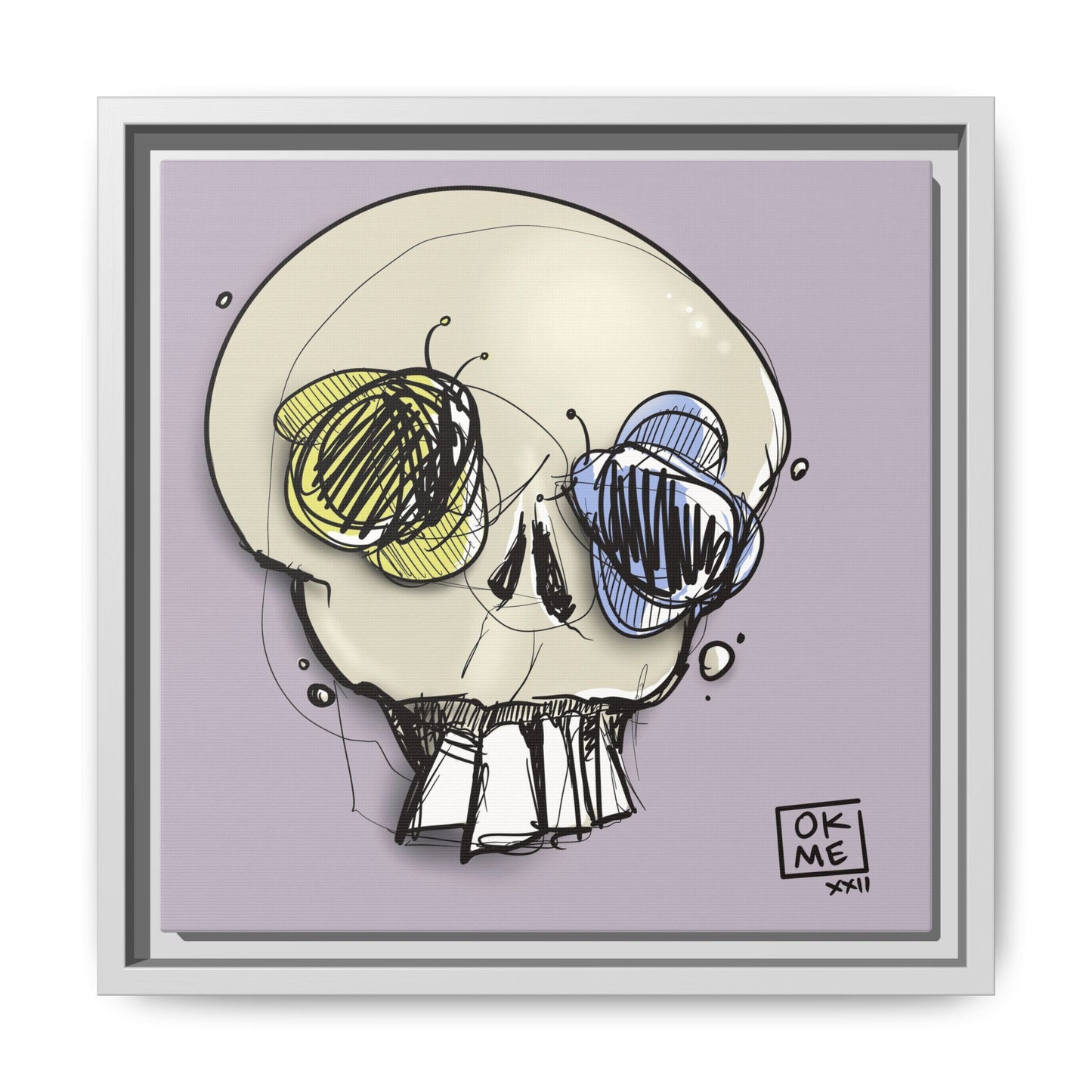 Pearl - Gallery Canvas Wrap, Square Frame