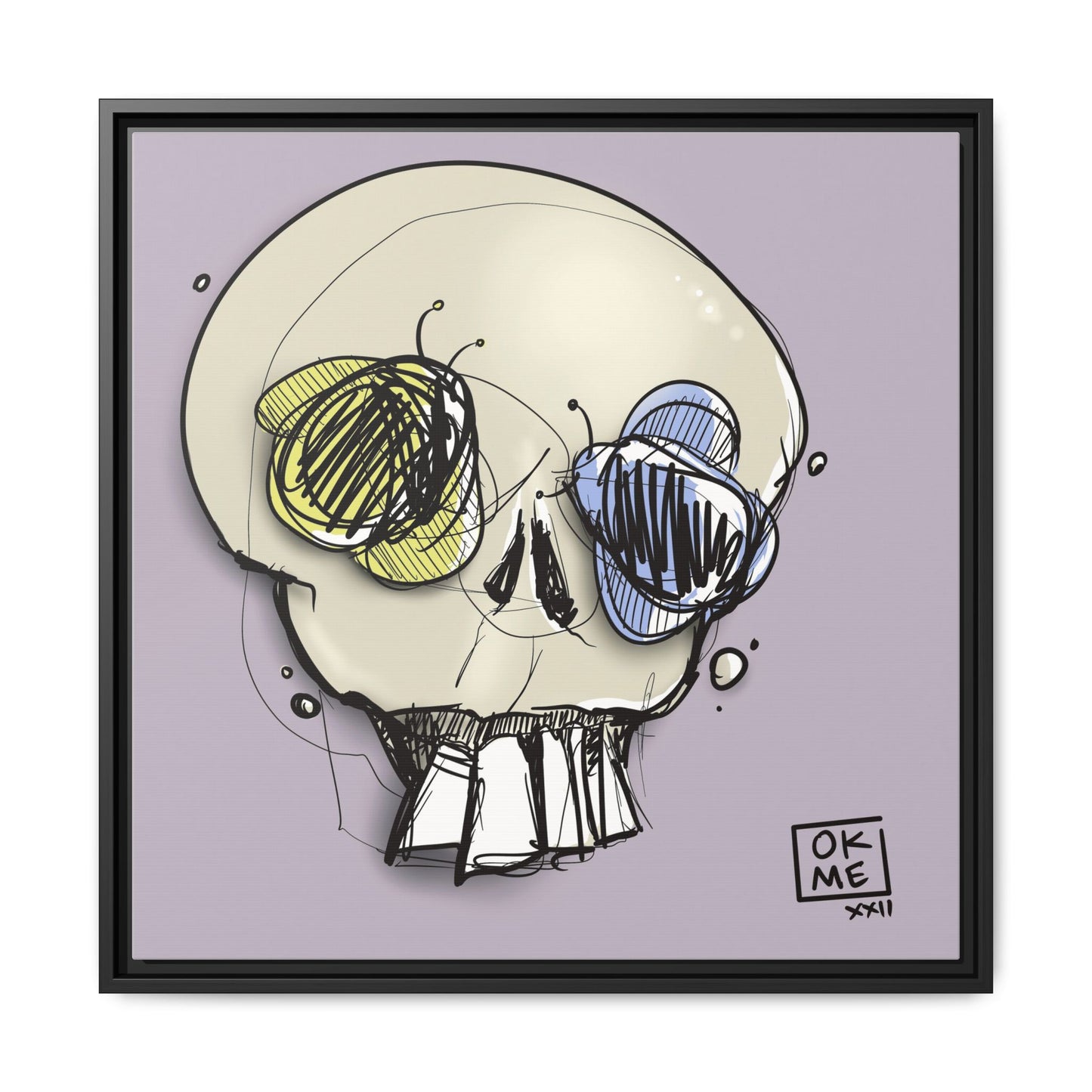 Pearl - Gallery Canvas Wrap, Square Frame